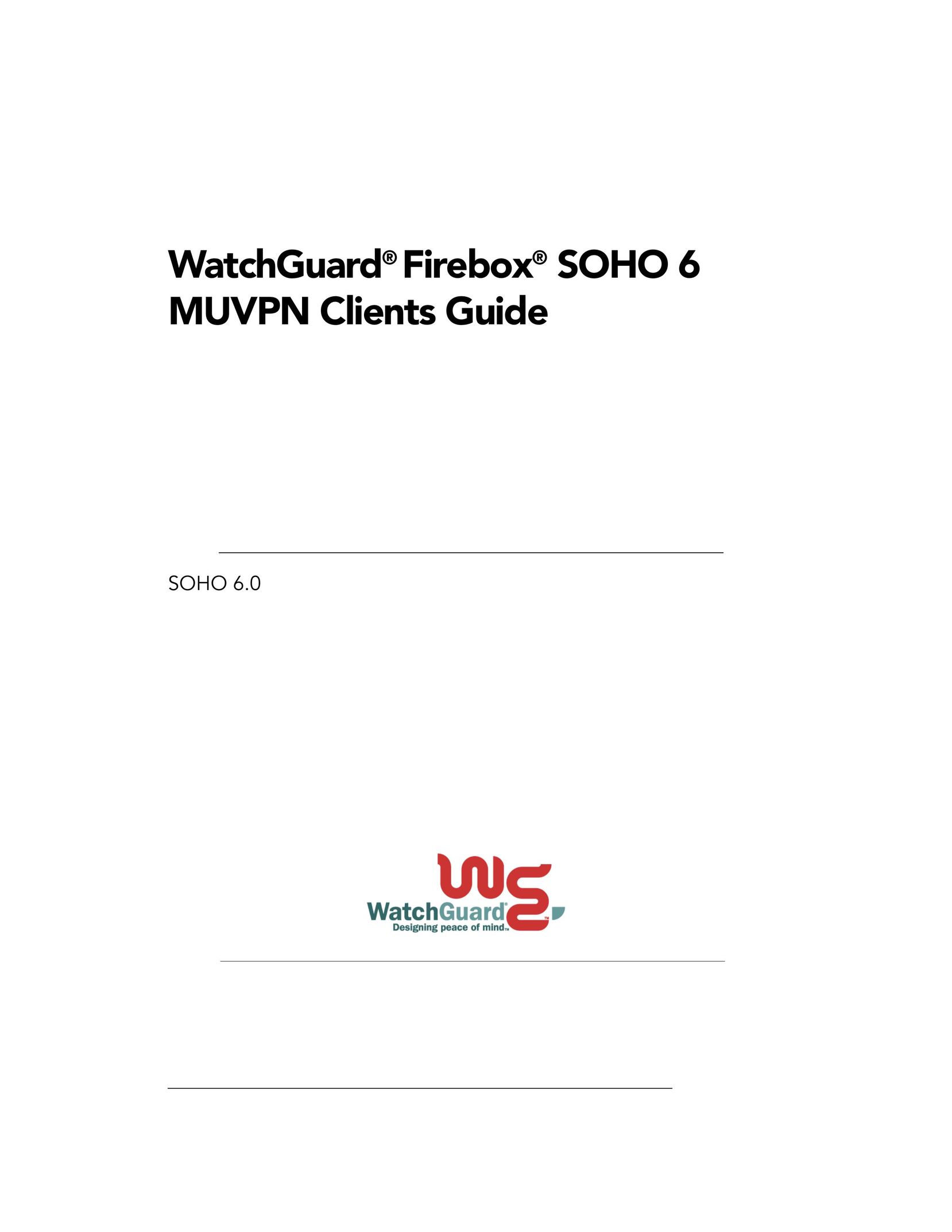 WatchGuard Technologies SOHO 6 Network Card User Manual