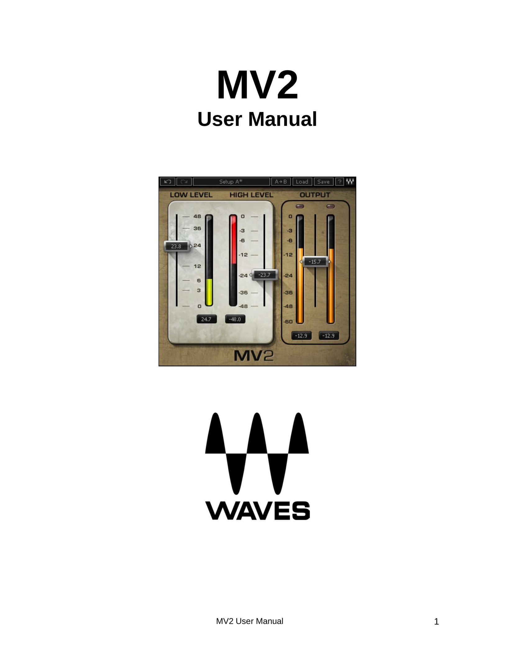 Waves MV2 Network Card User Manual
