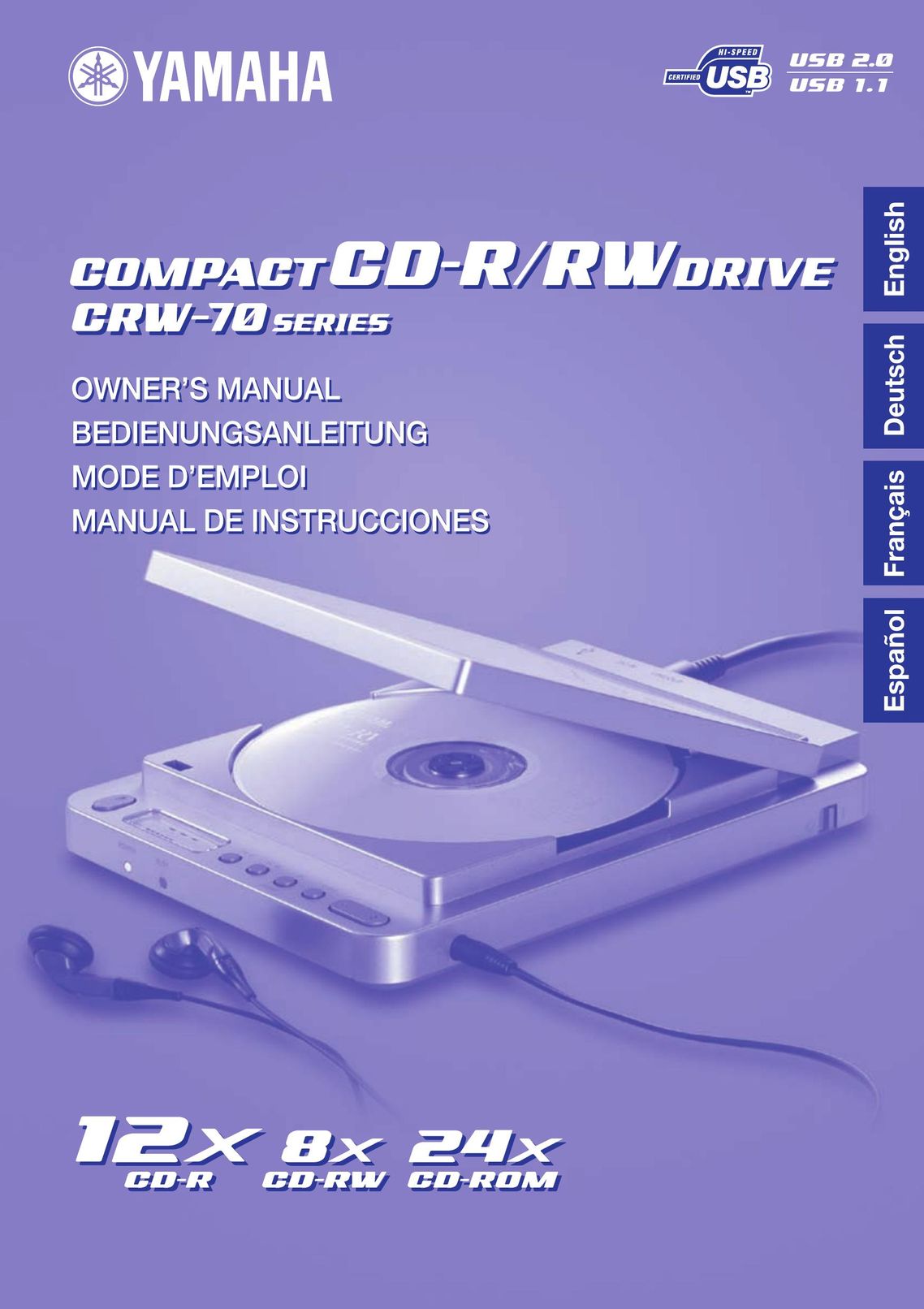 Yamaha CRW-70 Network Card User Manual