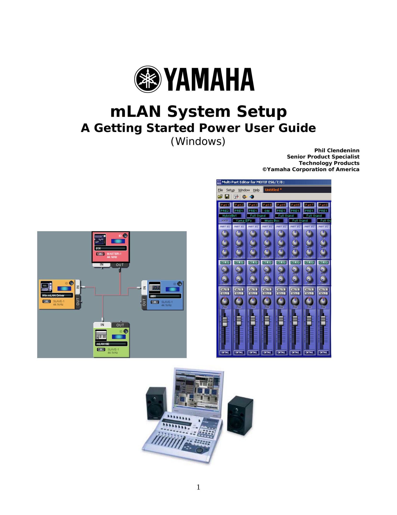 Yamaha mLAN System Network Card User Manual