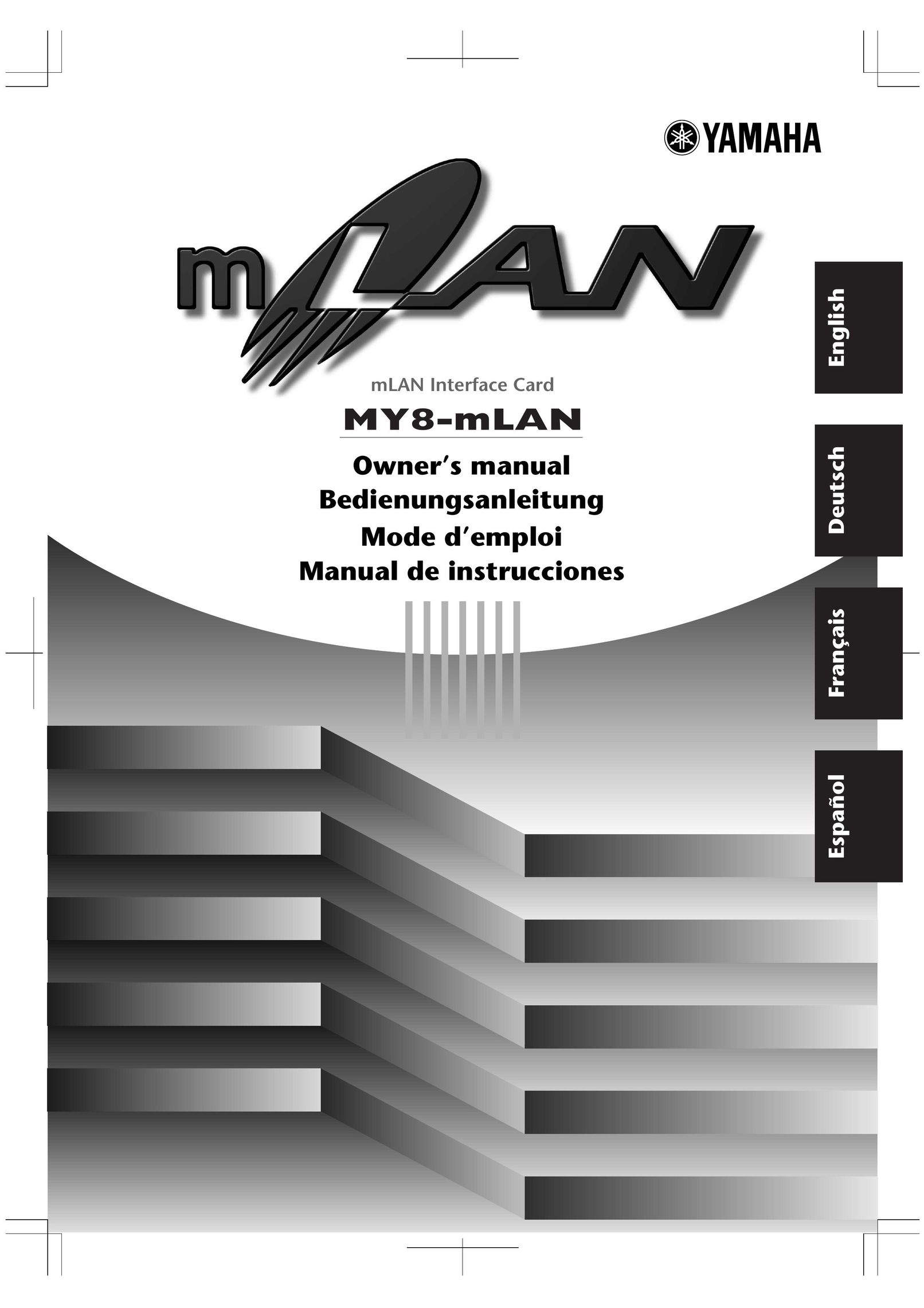 Yamaha MY8-mLAN Network Card User Manual