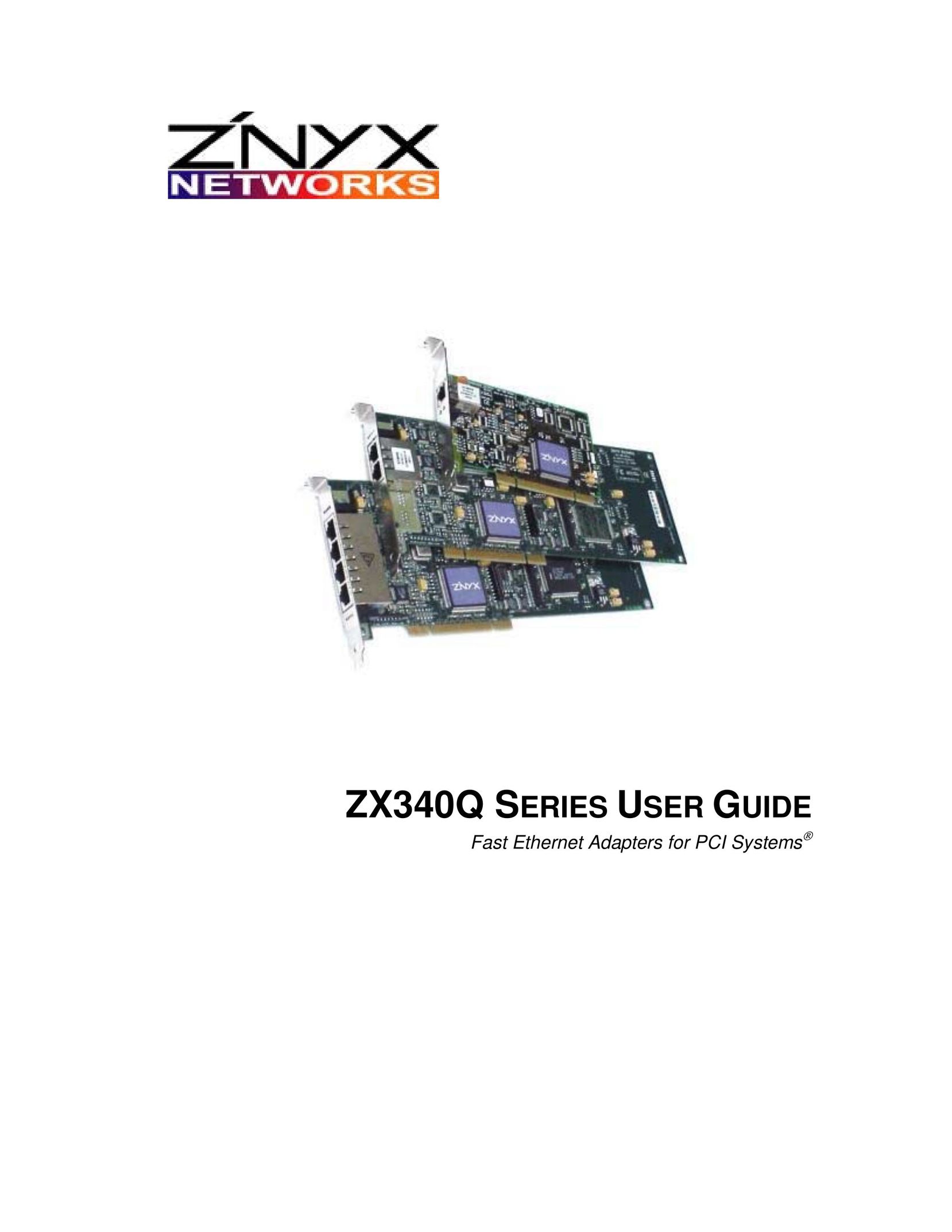 Znyx Networks ZX340Q Network Card User Manual