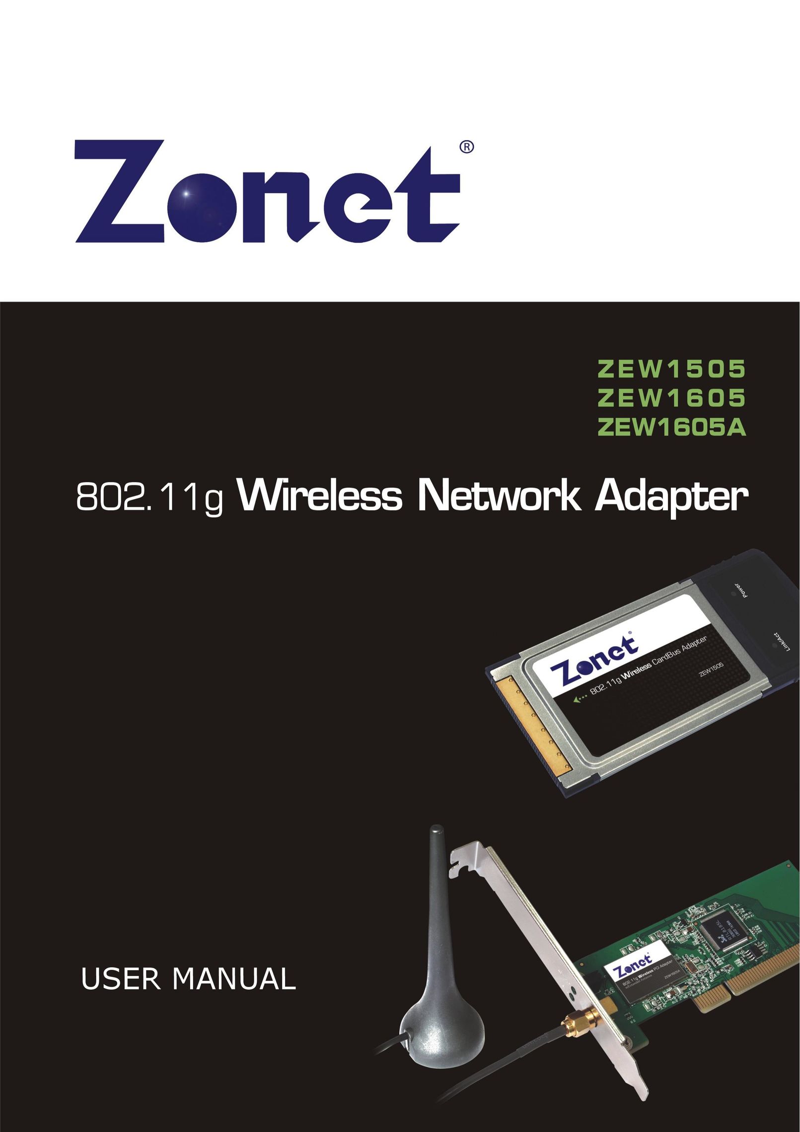Zonet Technology ZEW1505 Network Card User Manual