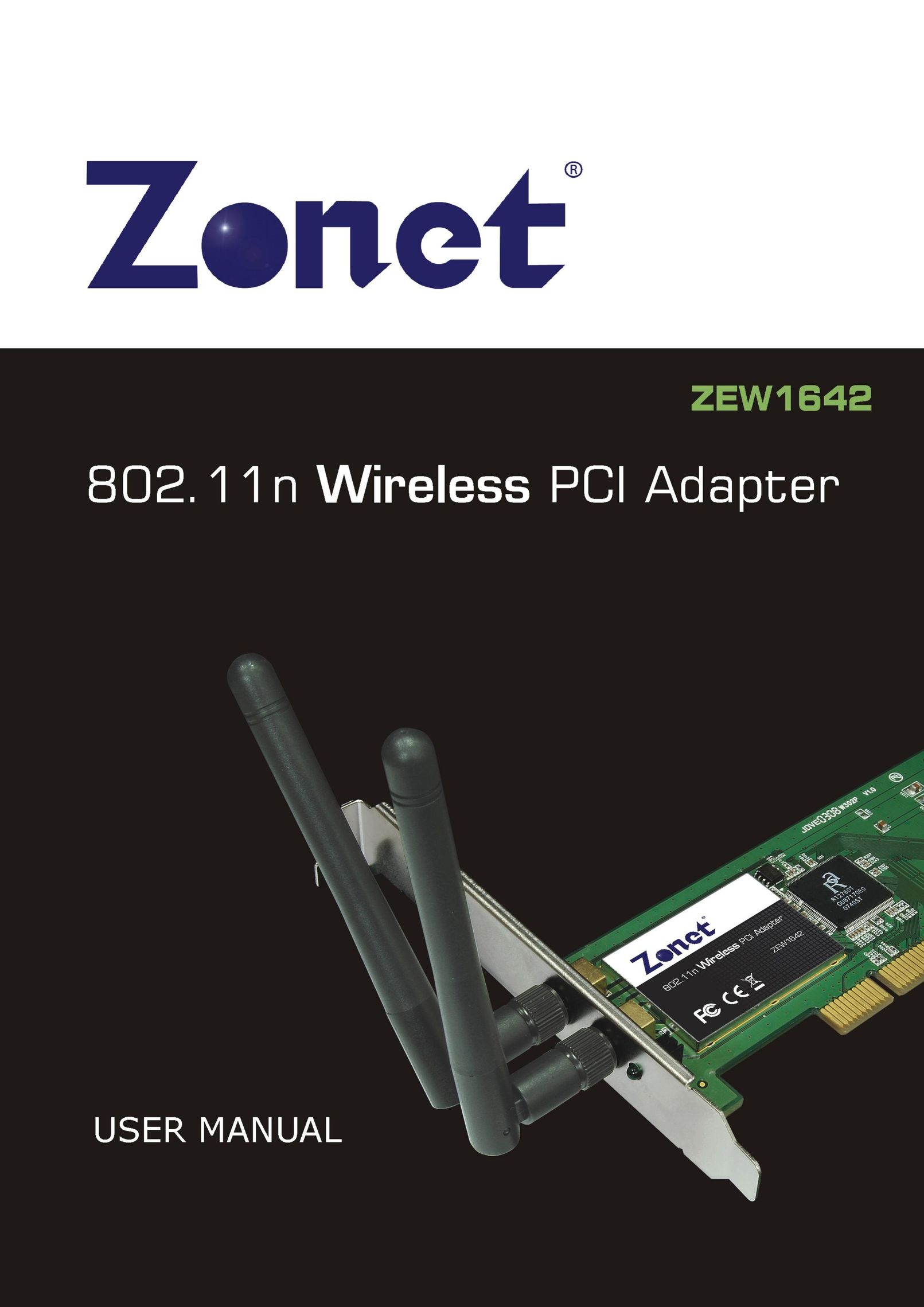 Zonet Technology ZEW1642 Network Card User Manual