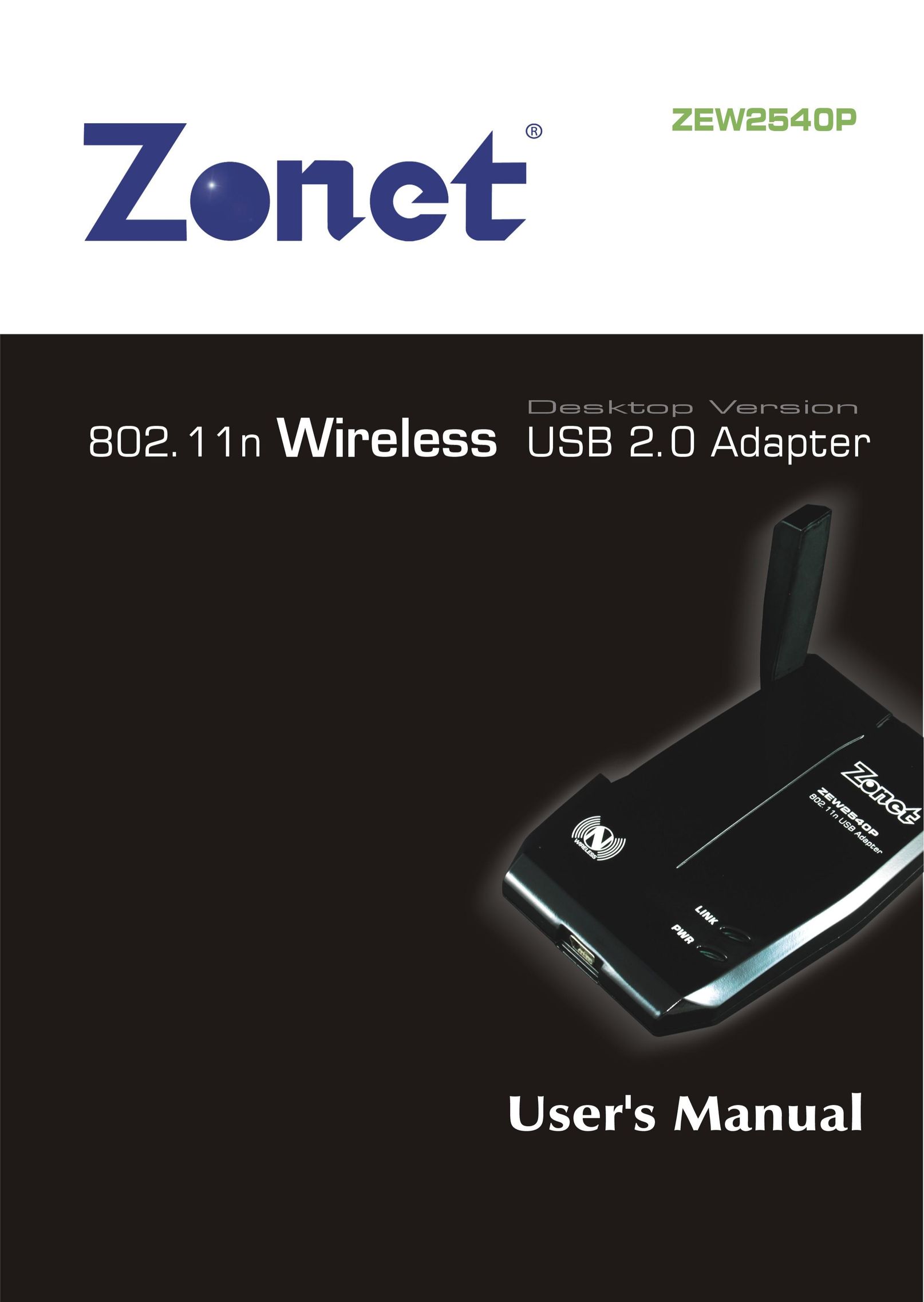 Zonet Technology ZEW2540P Network Card User Manual