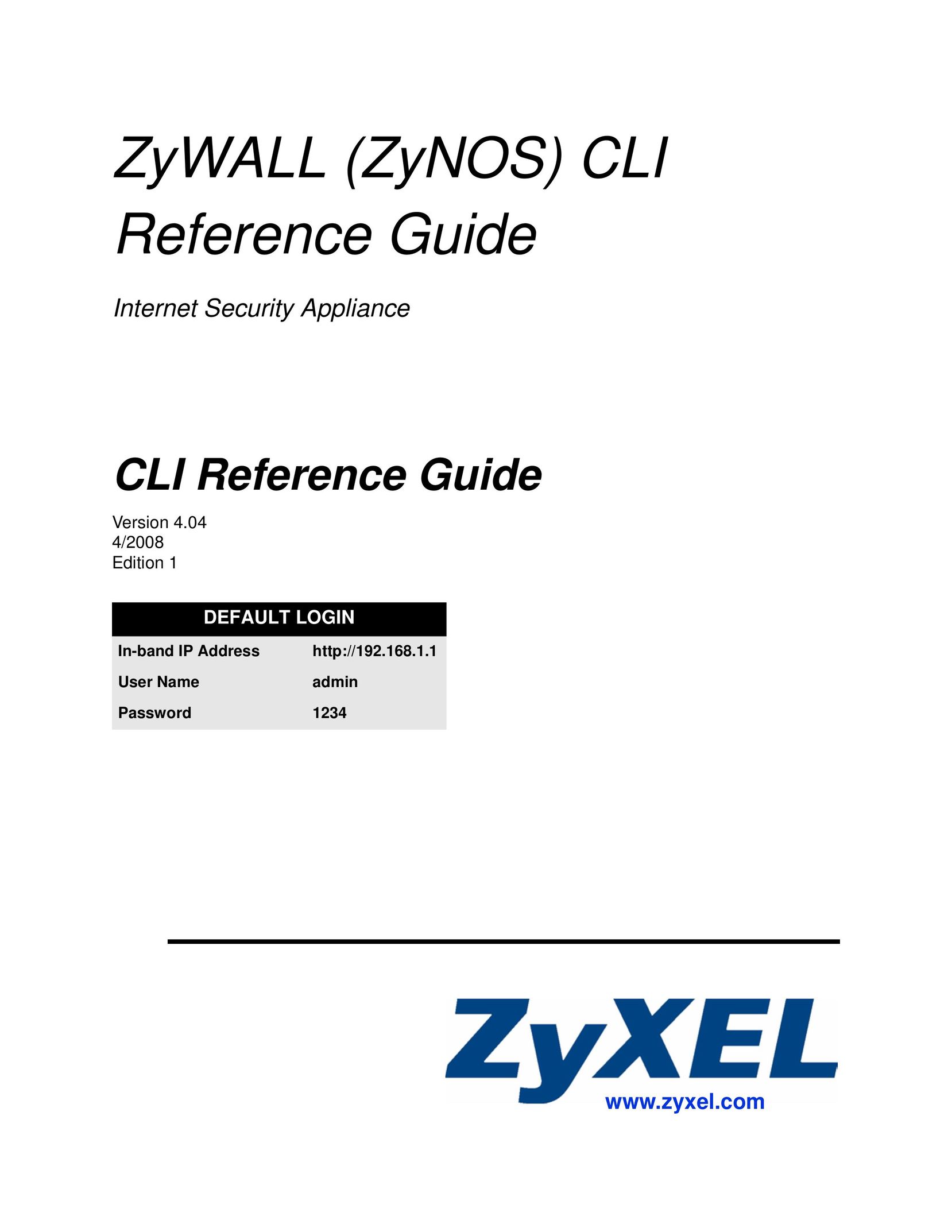 ZyXEL Communications 4.04 Network Card User Manual