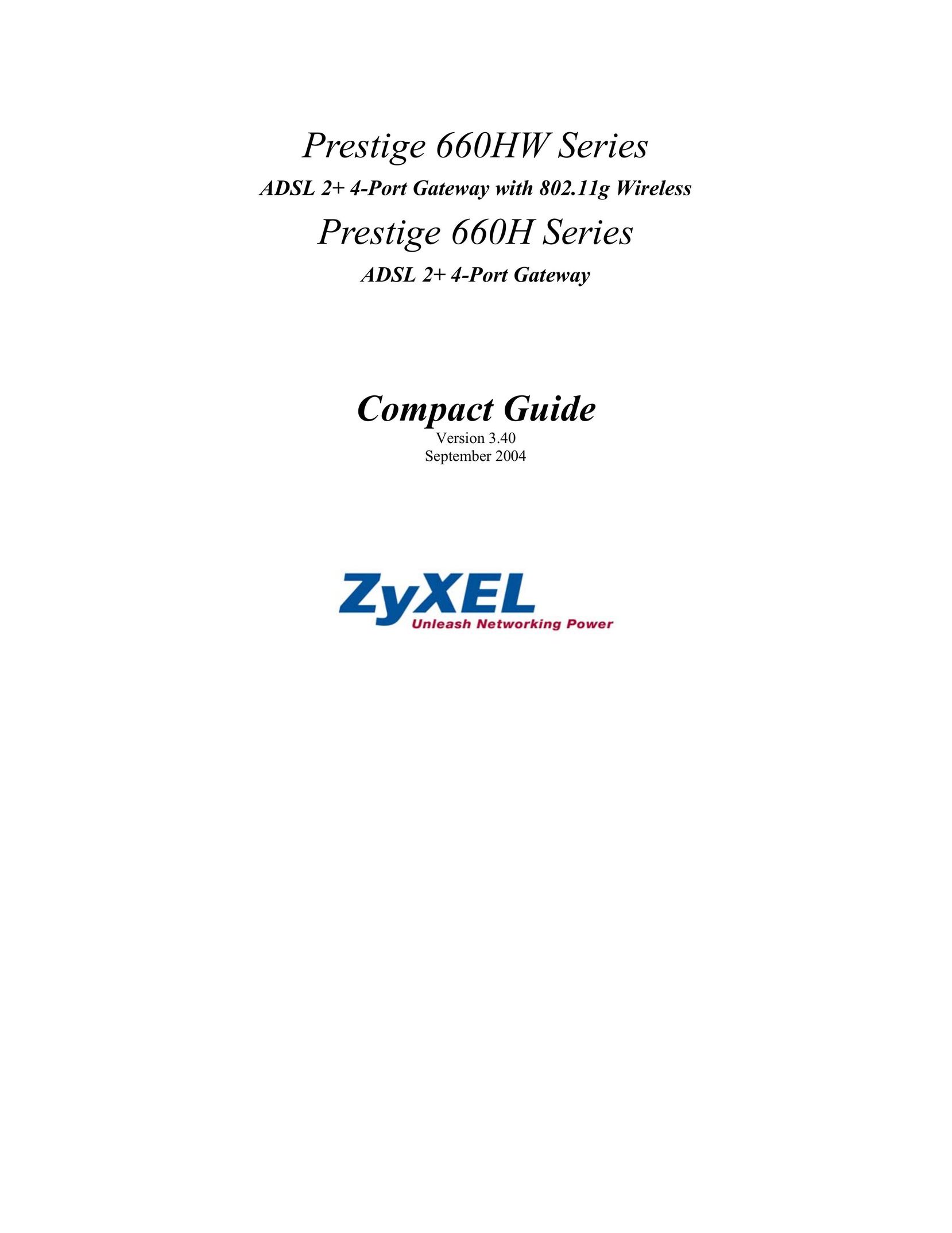 ZyXEL Communications 660HW Series Network Card User Manual