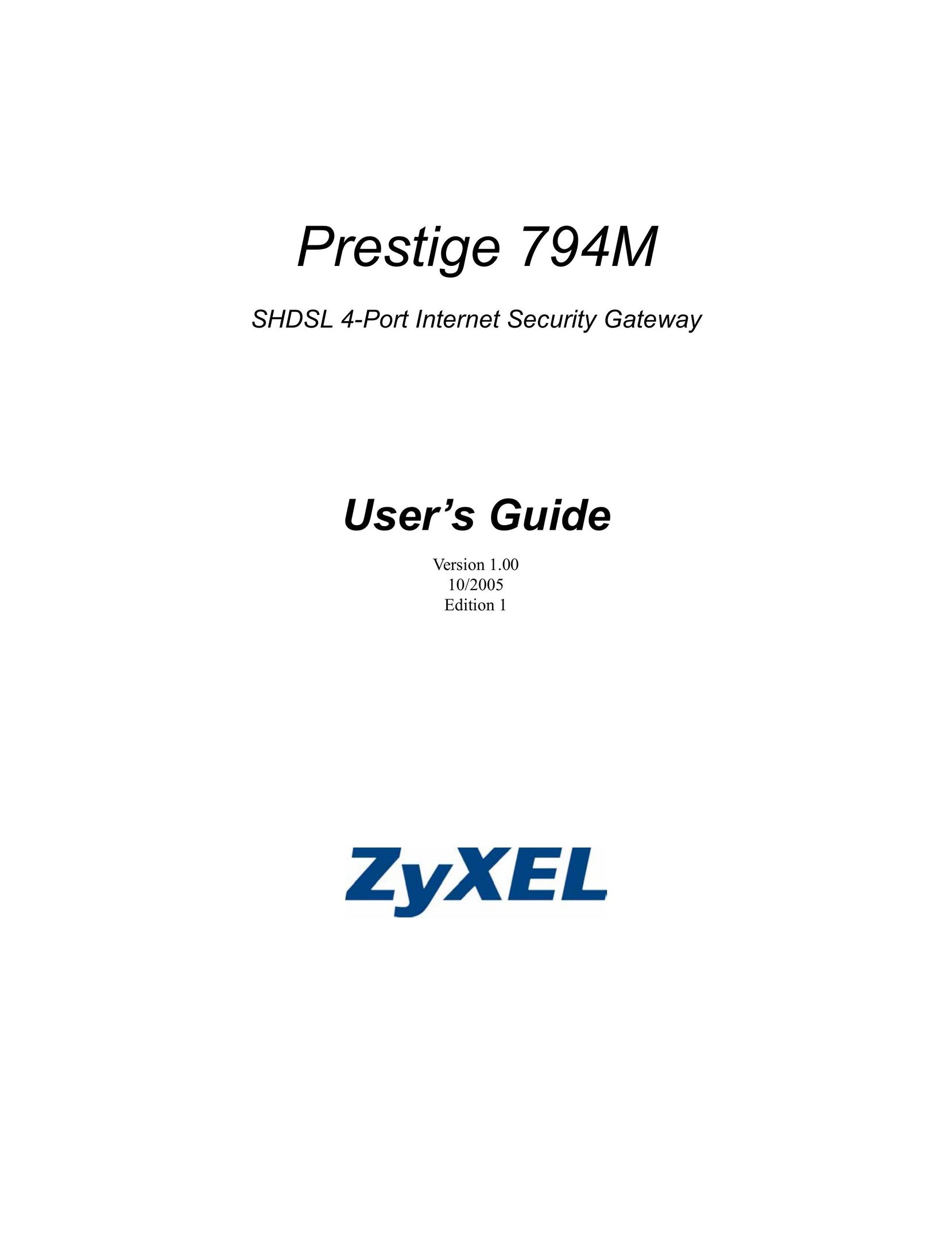 ZyXEL Communications 794M Network Card User Manual