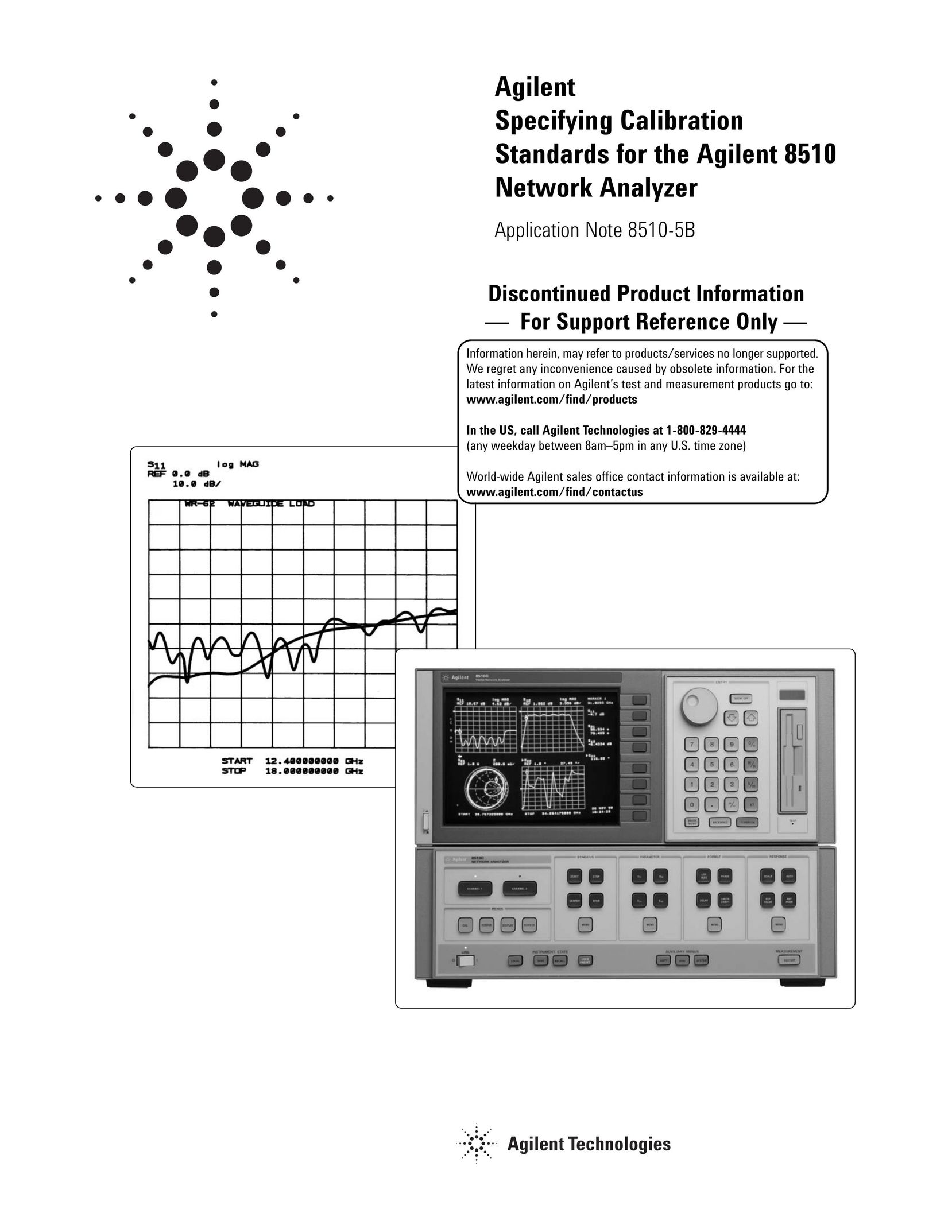 Agilent Technologies 8510 Network Hardware User Manual