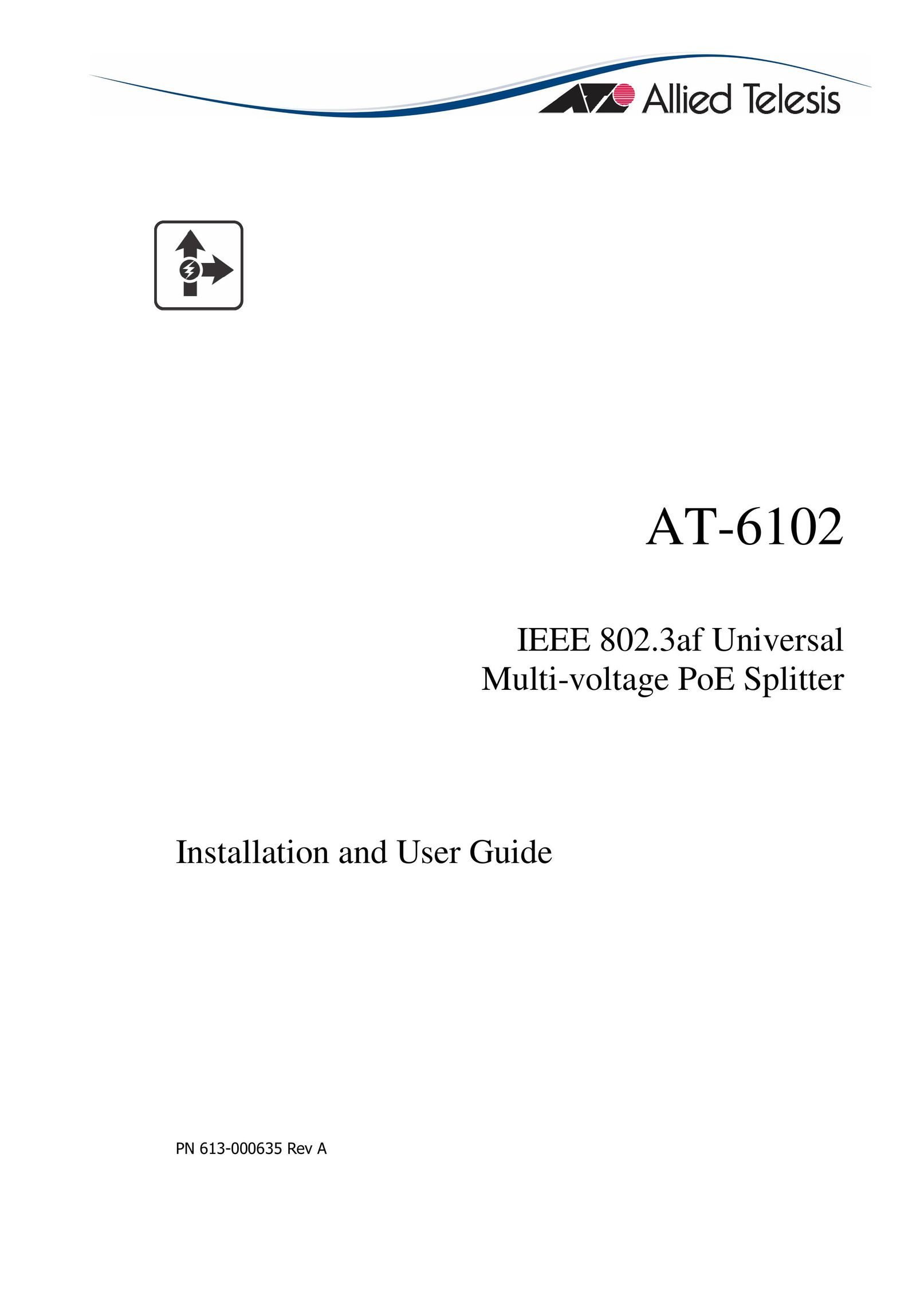 Allied Telesis AT-6102 Network Hardware User Manual