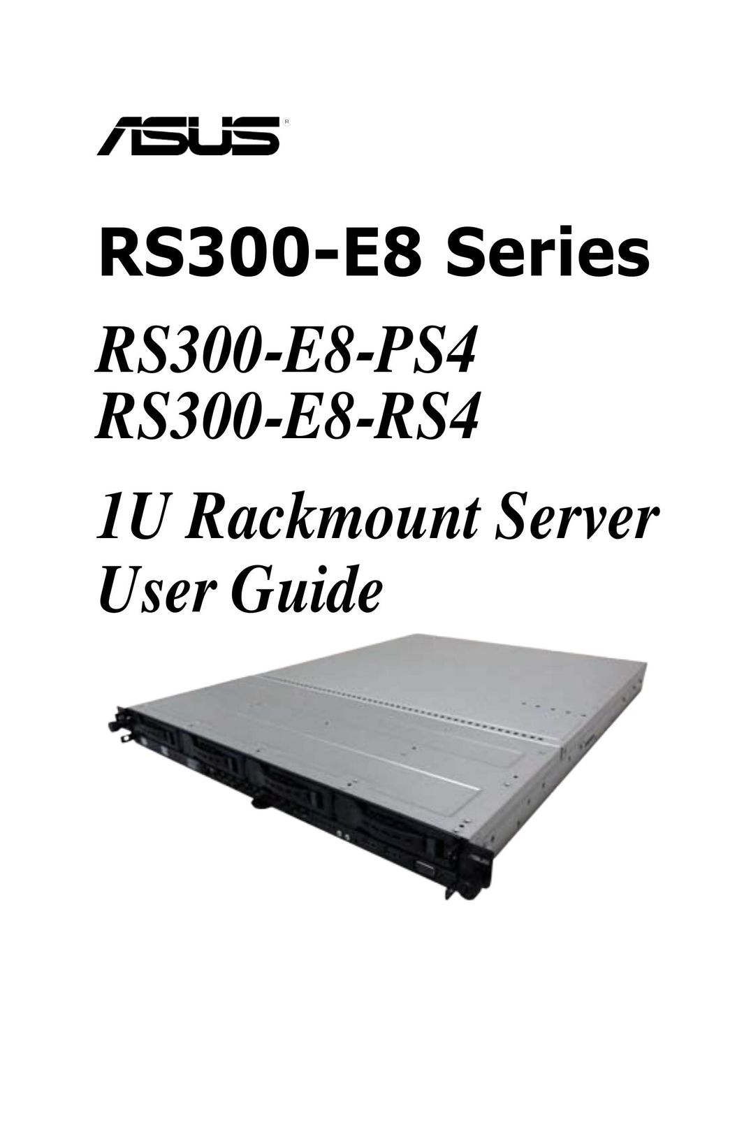 Asus RS300E8PS4 Network Hardware User Manual