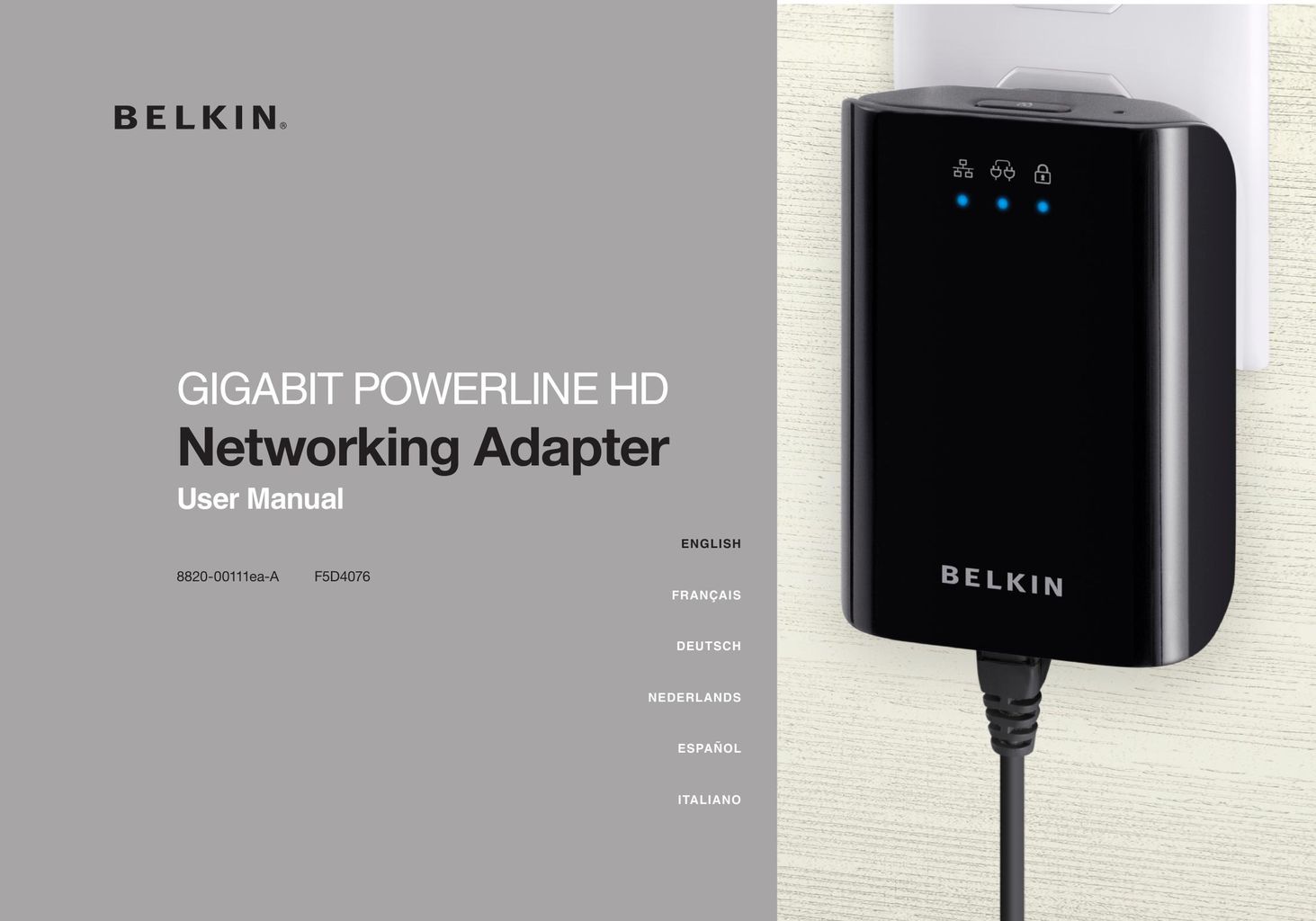 Belkin F5D4076 Network Hardware User Manual