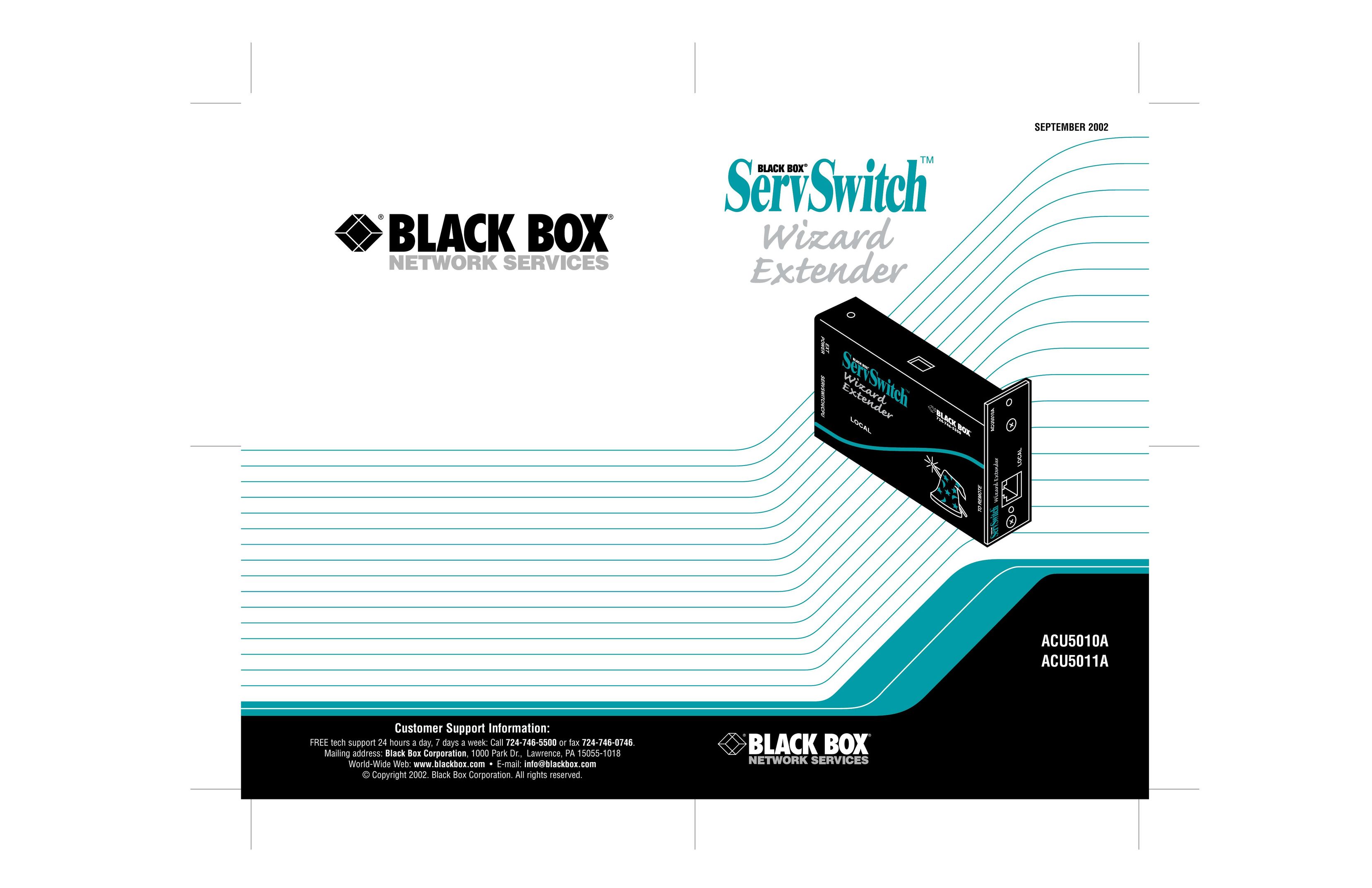 Black Box ACU5010A Network Hardware User Manual