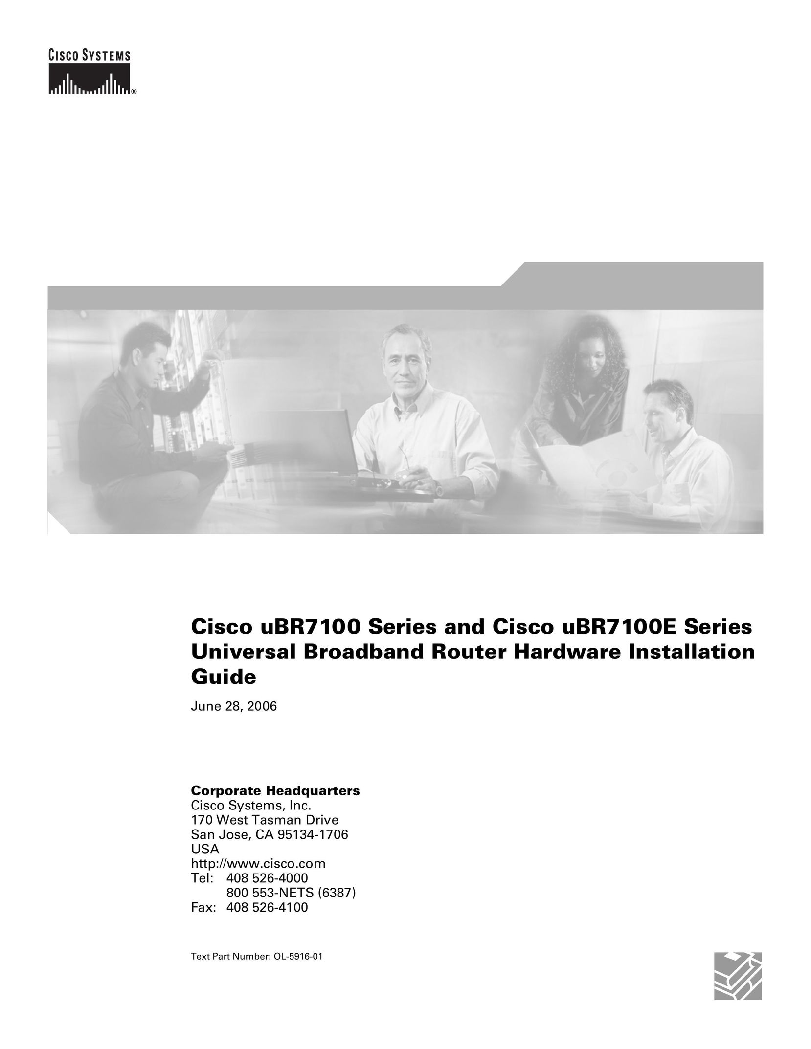 Cisco Systems uBR7100 Network Hardware User Manual