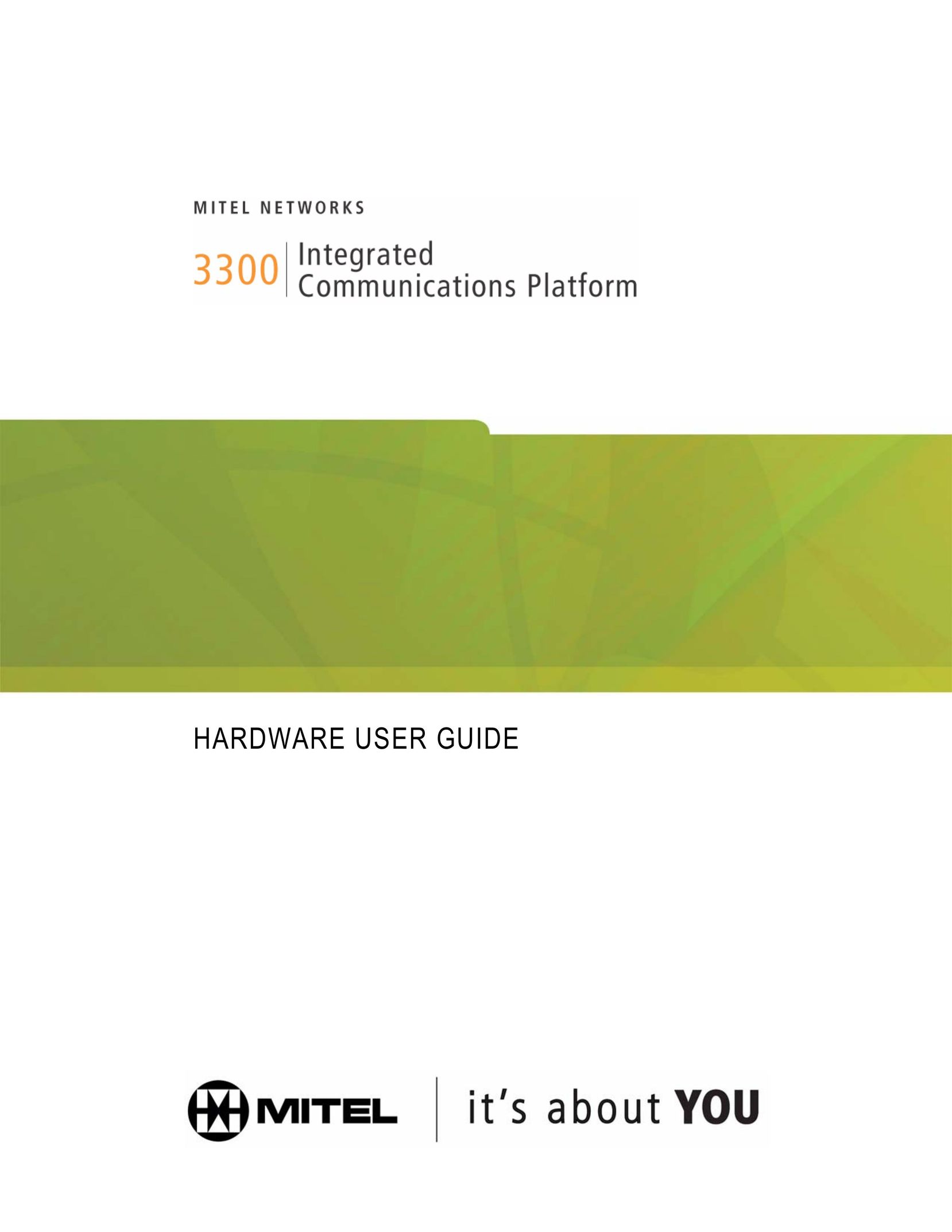 Mitel 3300 Network Hardware User Manual