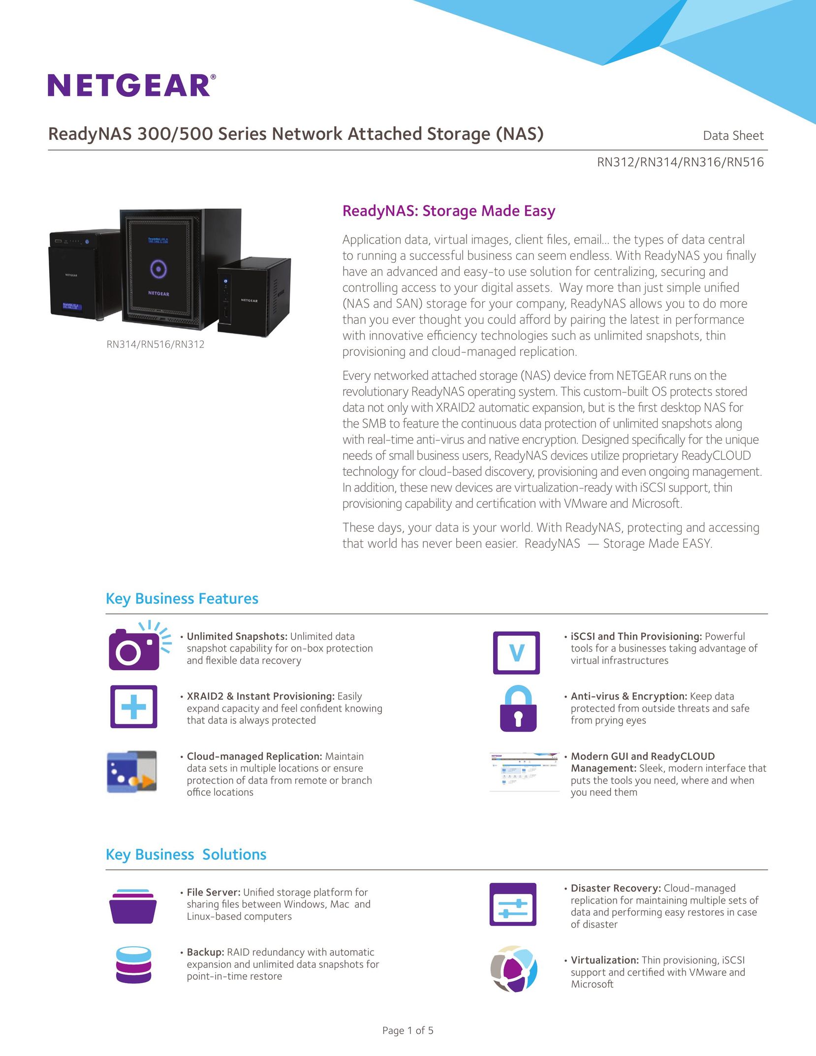 NETGEAR RN31200-100NAS Network Hardware User Manual