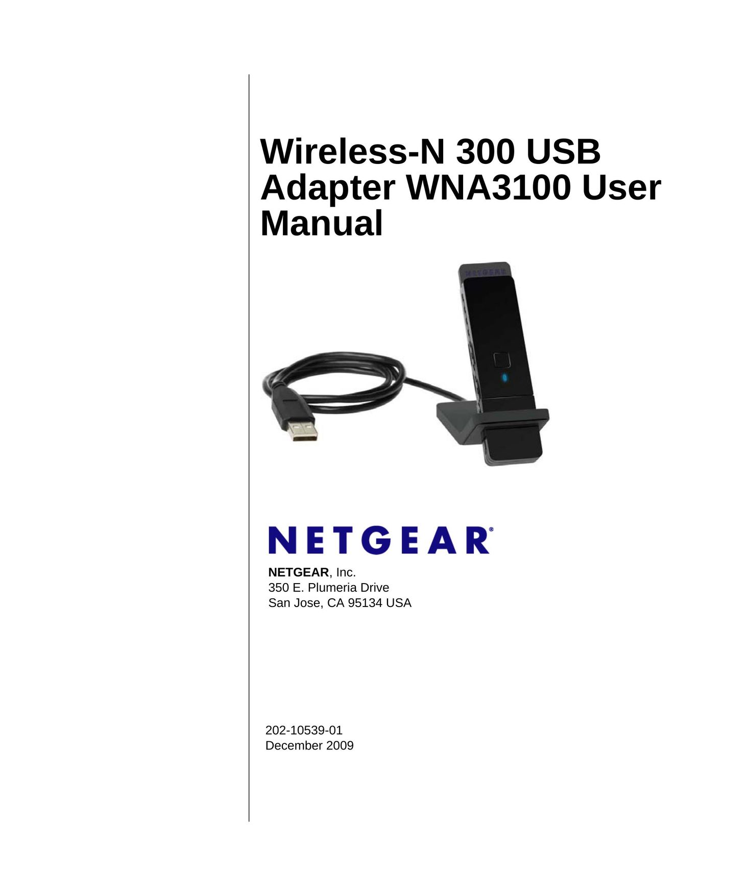 NETGEAR WNA3100-100ENS Network Hardware User Manual