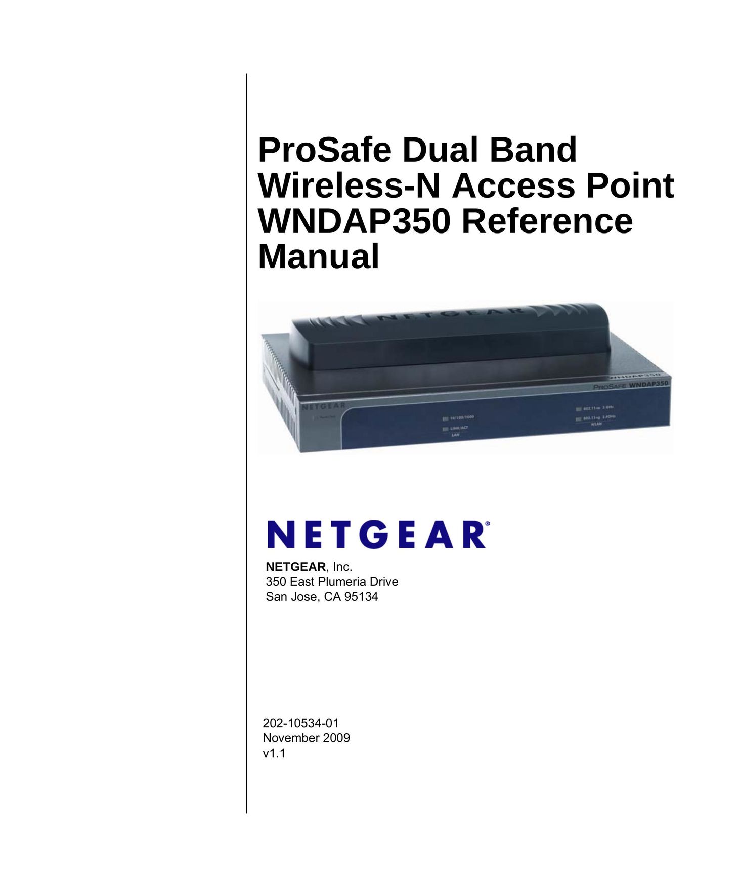 NETGEAR WNDAP350-100NAS Network Hardware User Manual