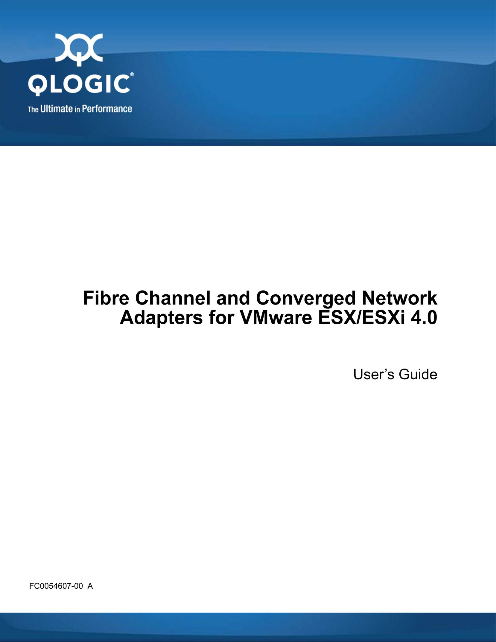 Q-Logic FC0054607-00 A Network Hardware User Manual