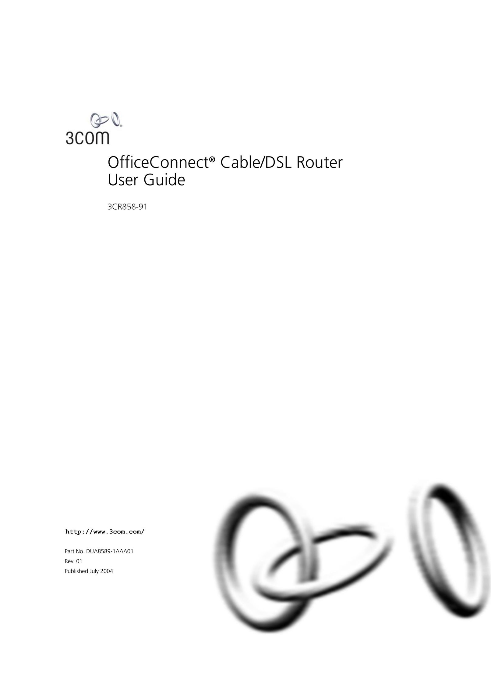 3Com 3CR858-91 Network Router User Manual