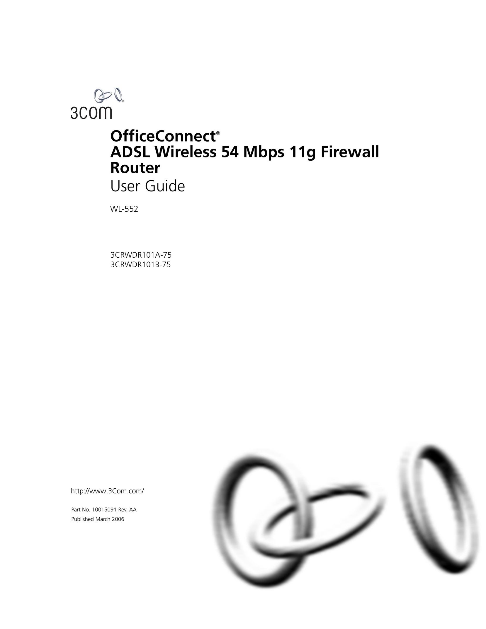 3Com 3CRWDR101B-75 Network Router User Manual