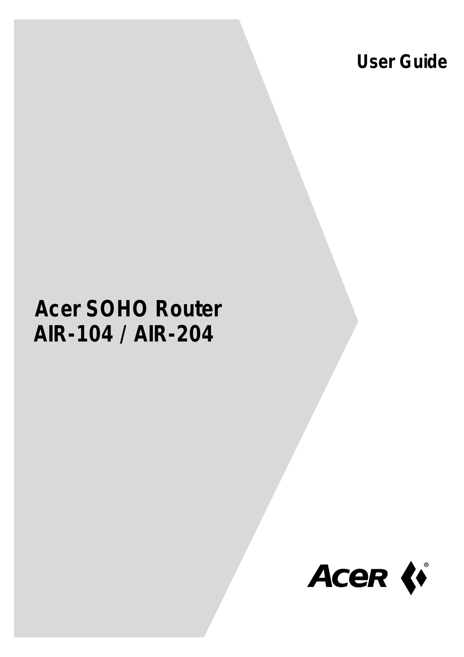 Acer AIR-104 Network Router User Manual