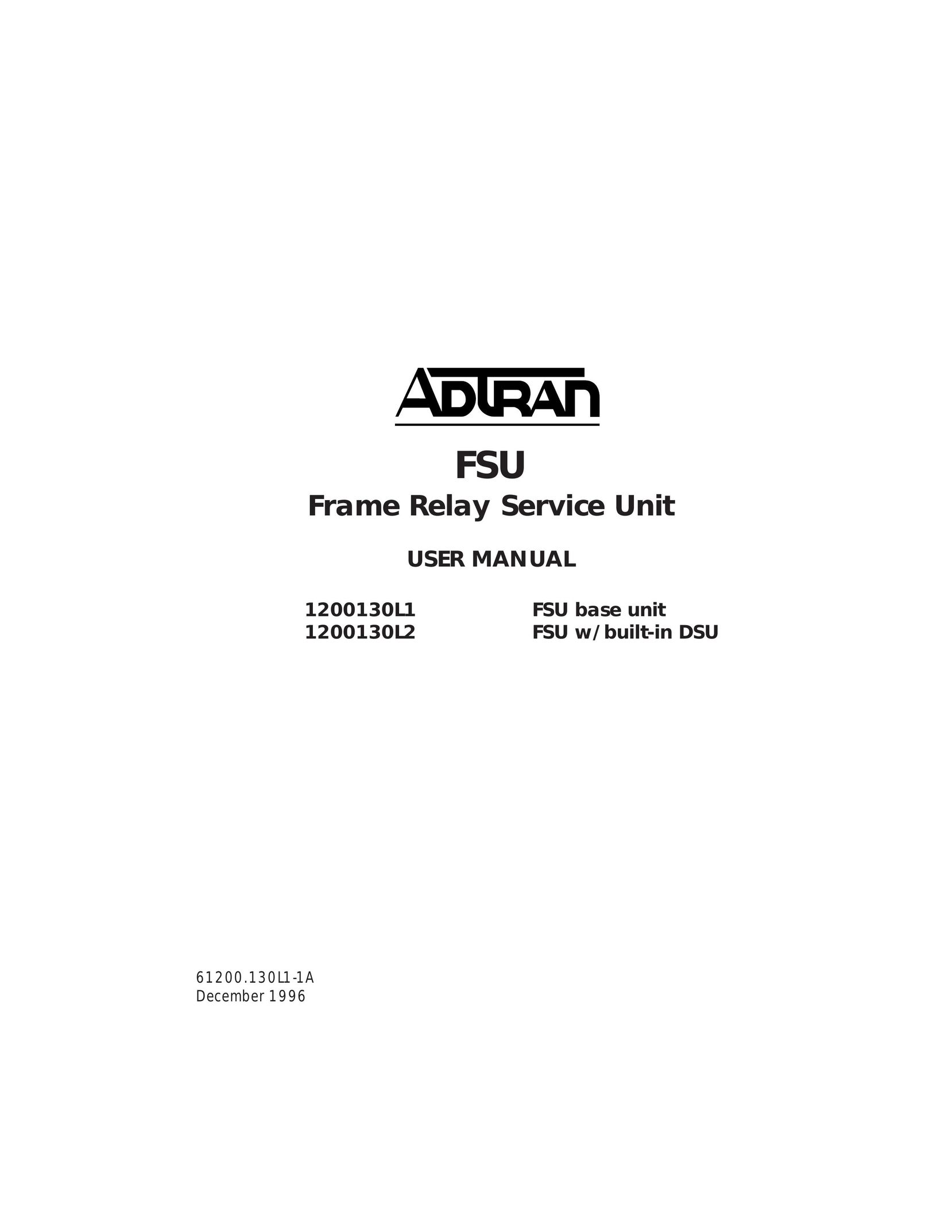 ADTRAN 1200130L1 Network Router User Manual