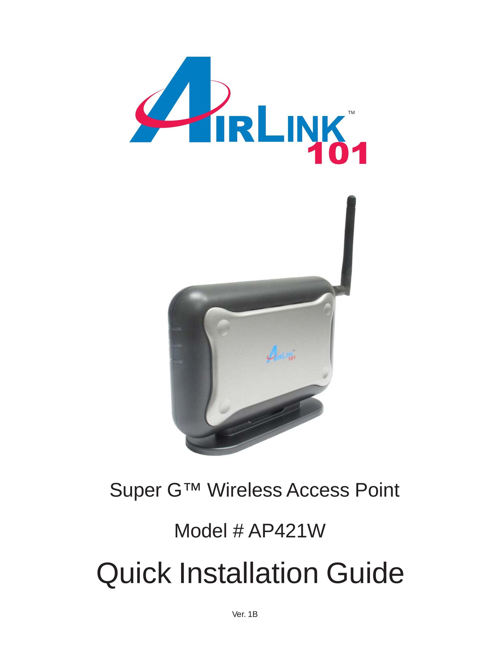 Airlink101 AP421W Network Router User Manual