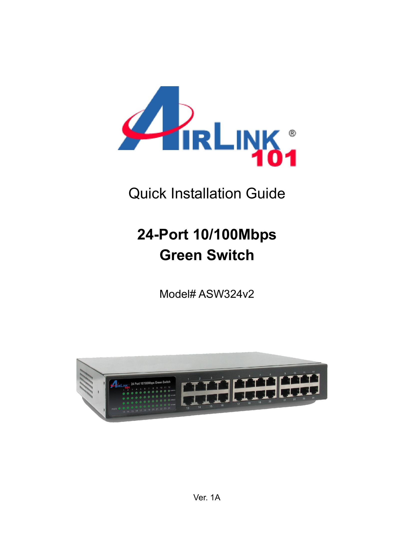 Airlink101 ASW324V2 Network Router User Manual
