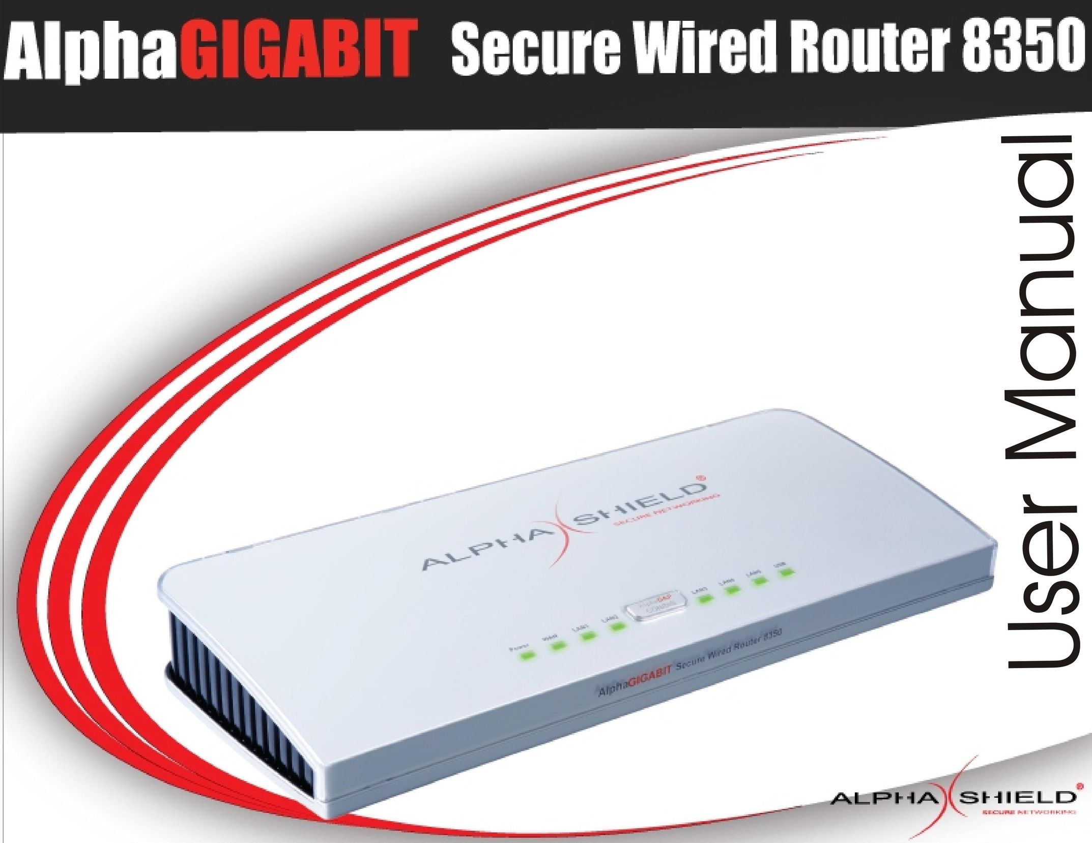 AlphaShield 8350 Network Router User Manual