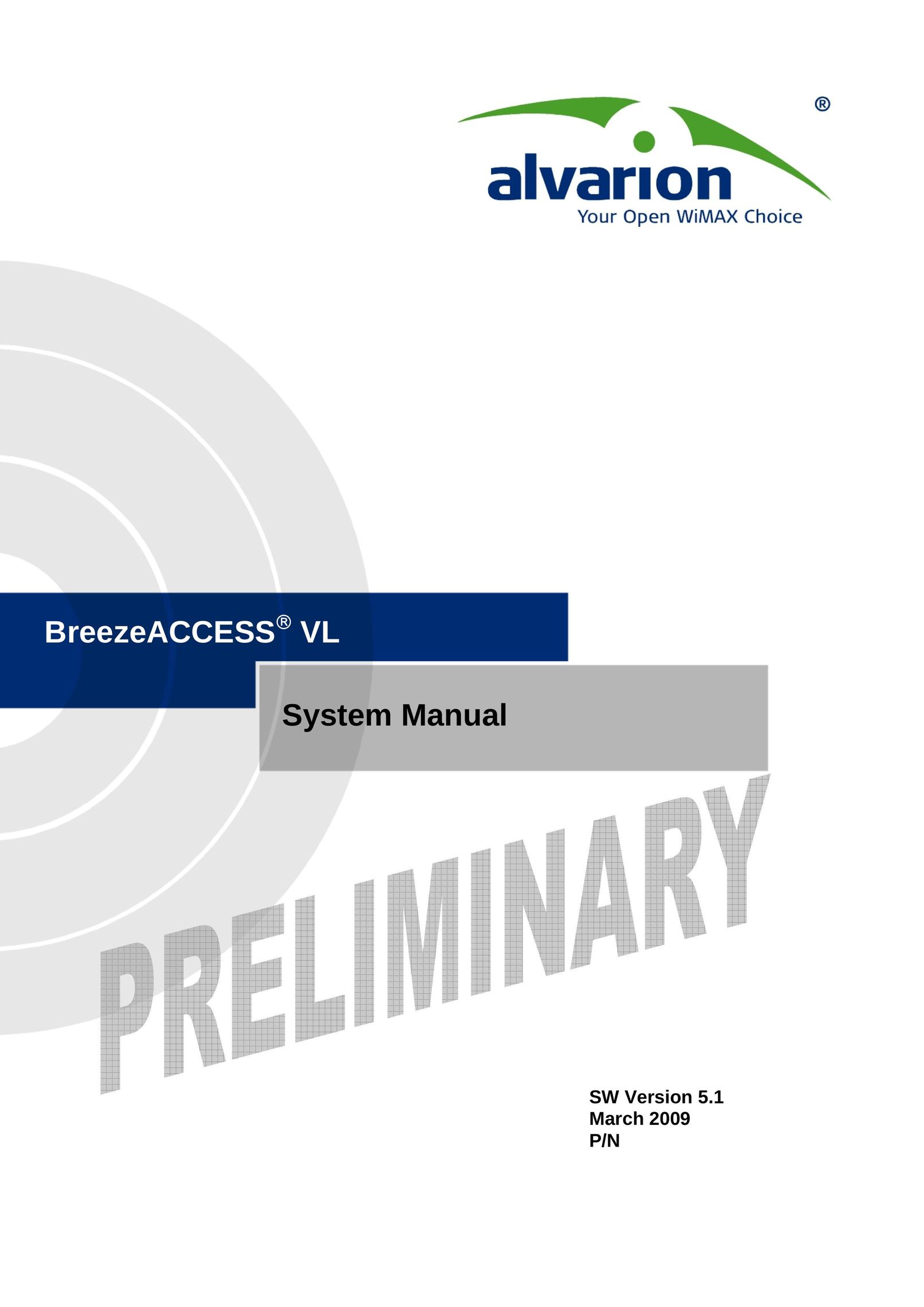 Alvarion SW VERSION 5.1 Network Router User Manual