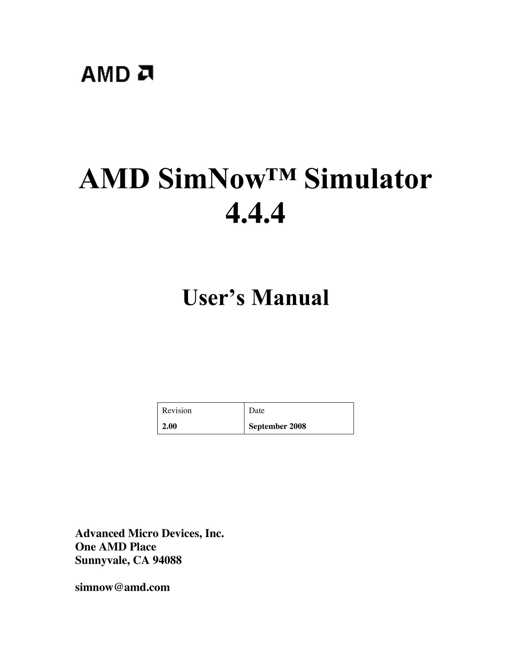 AMD 4.4.4 Network Router User Manual