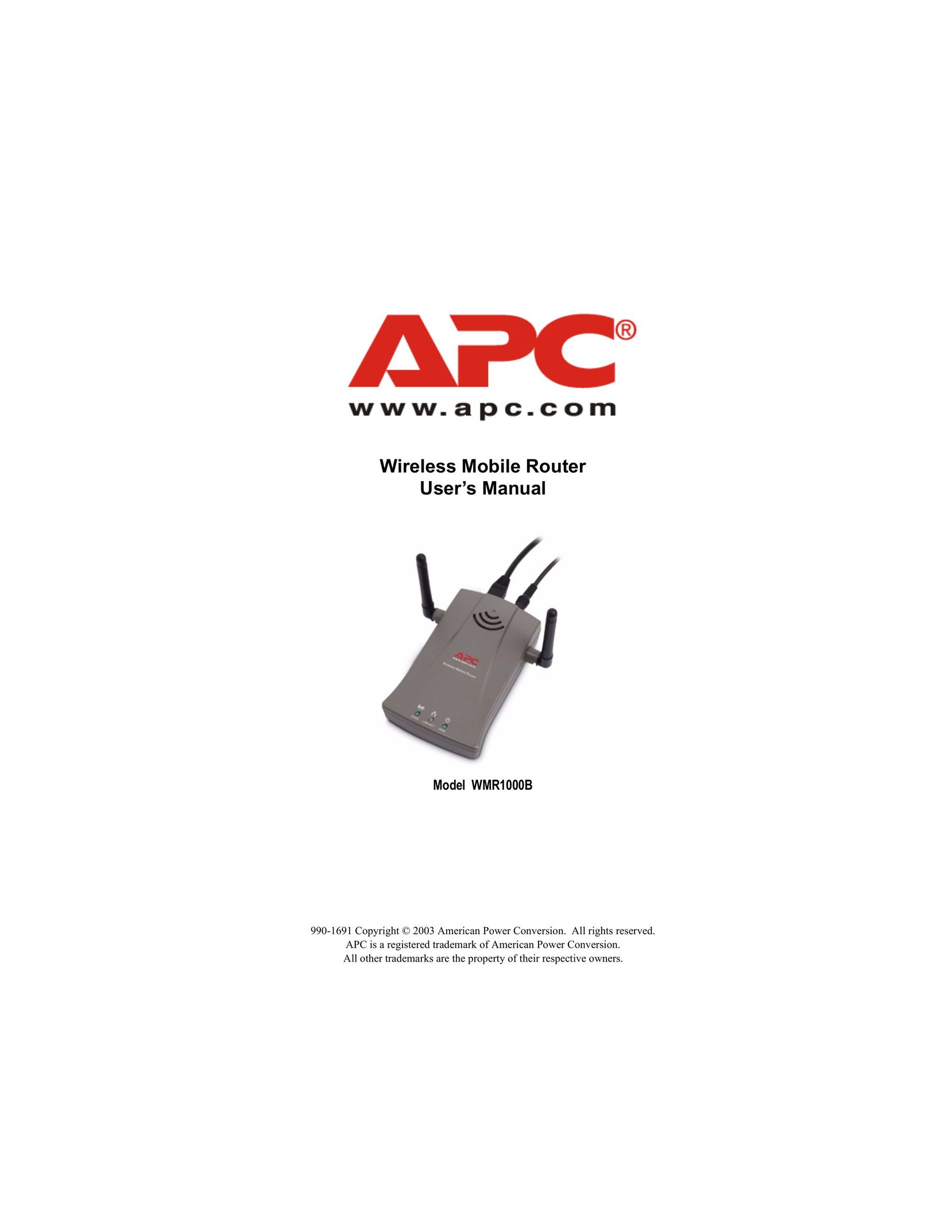 American Power Conversion WMR1000B Network Router User Manual