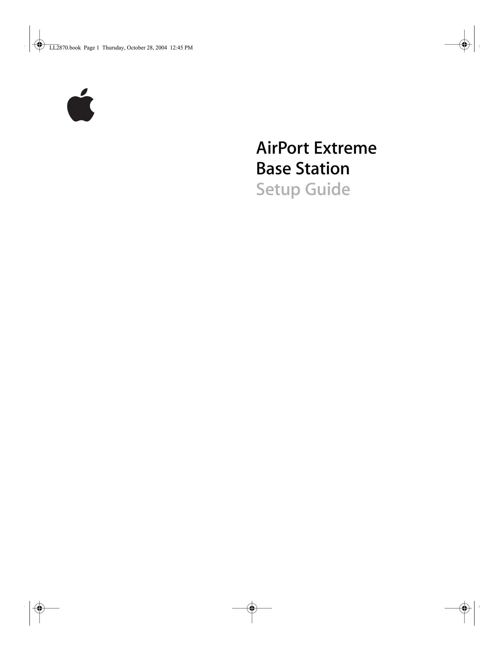 Apple MA073LL/A Network Router User Manual