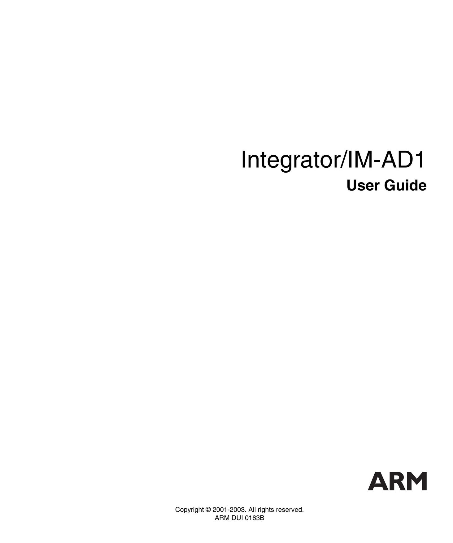 Arm Enterprises IM-AD1 Network Router User Manual