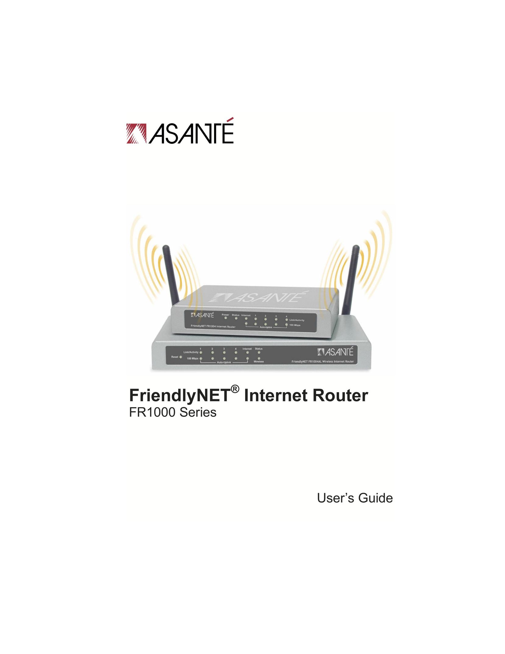 Asante Technologies FR1000 Network Router User Manual