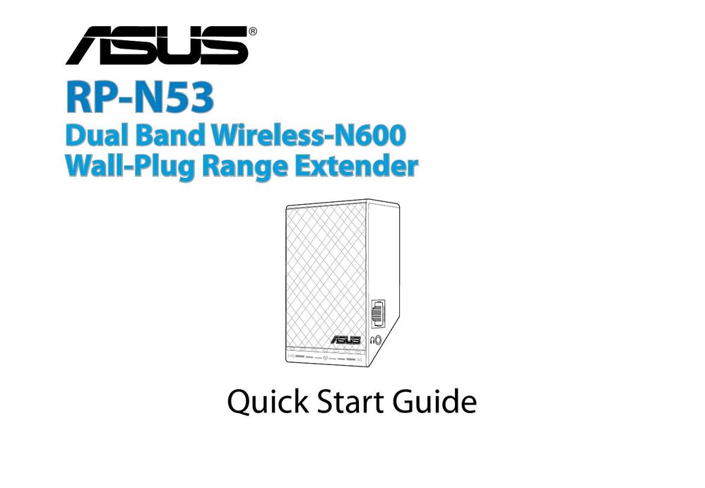Asus RP-N53 Network Router User Manual