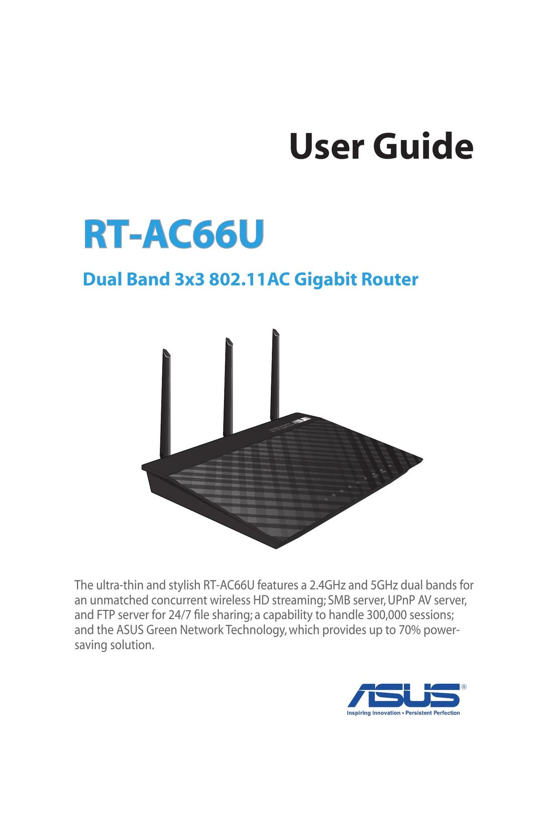 Asus RT-AC66U Network Router User Manual