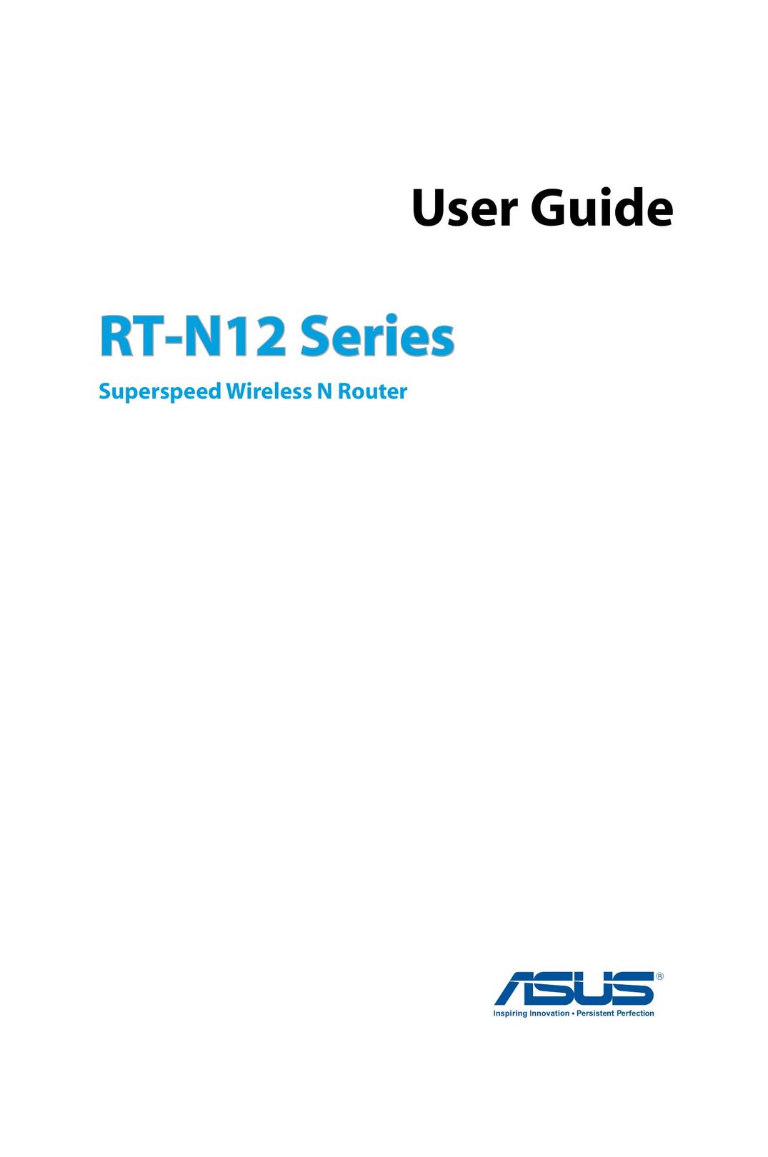 Asus RT-N12 Network Router User Manual