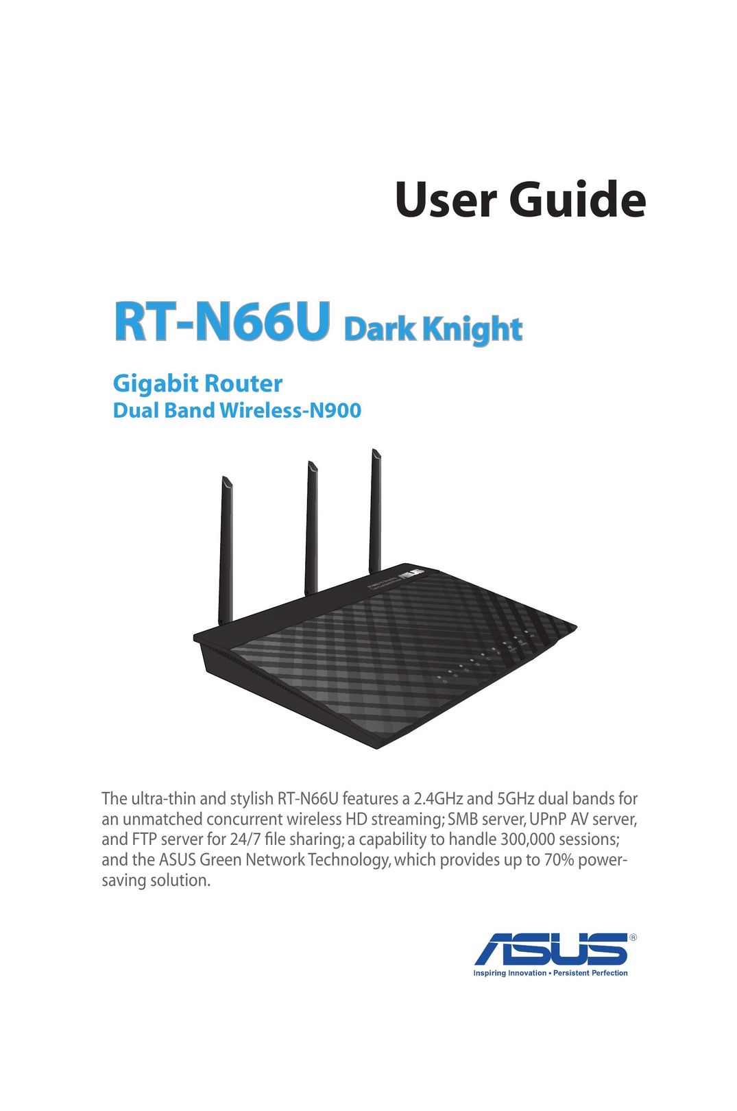 Asus RT-N66U Network Router User Manual