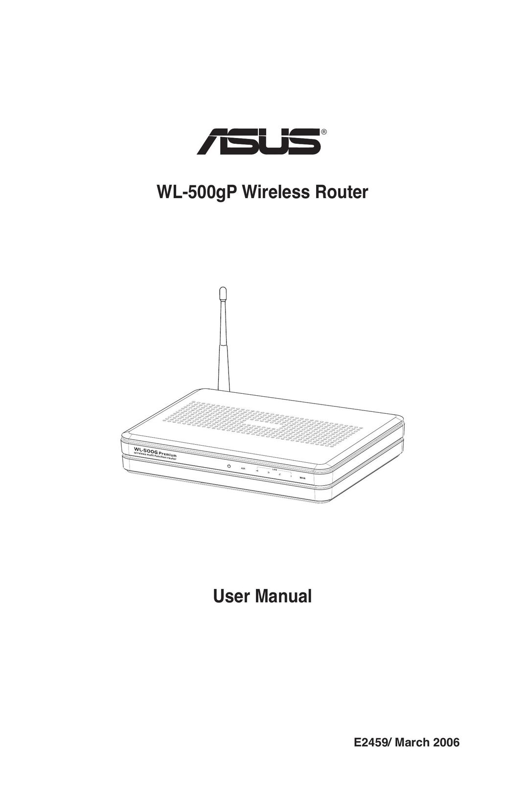 Asus WL-500GP Network Router User Manual