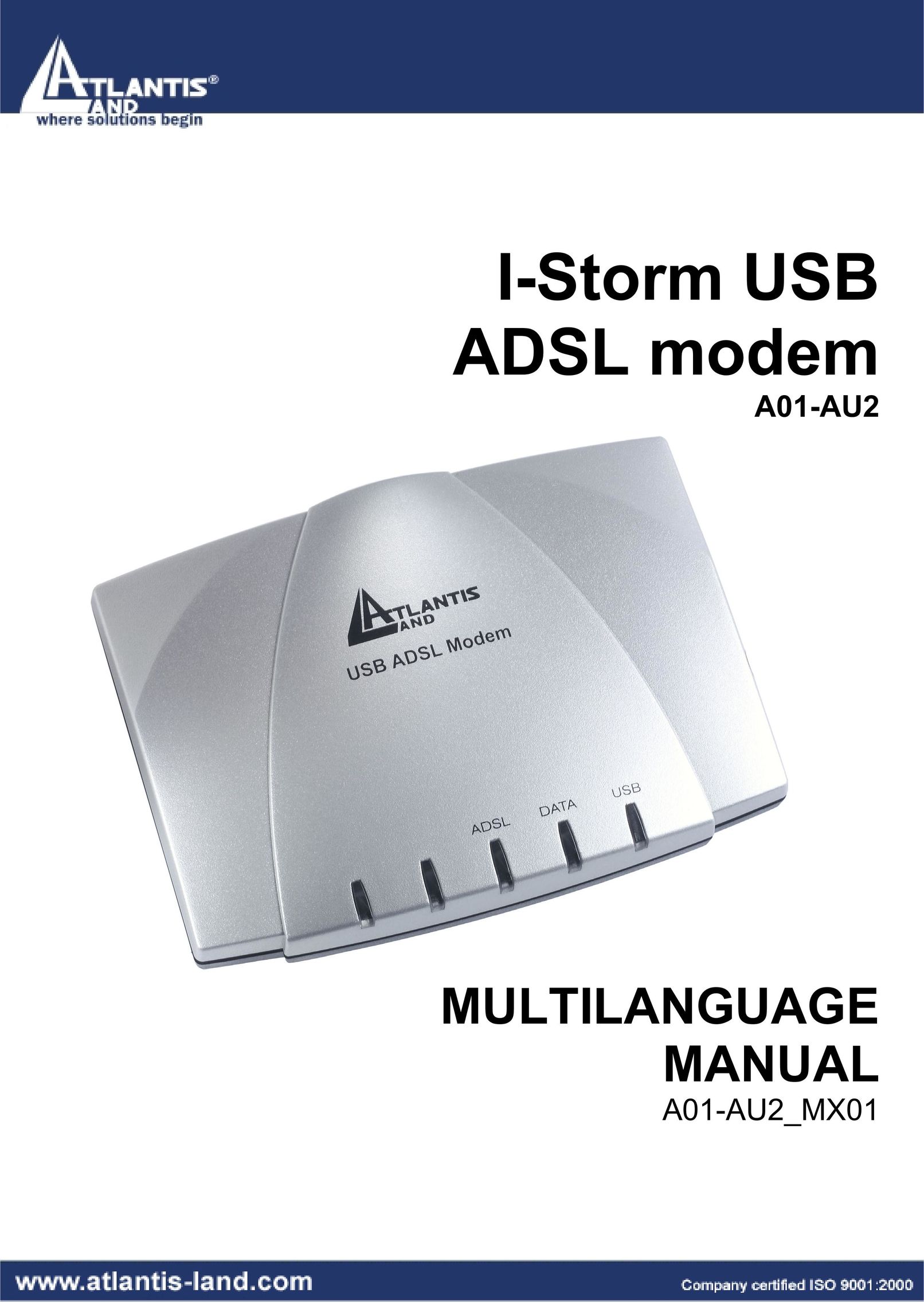 Atlantis Land A01-AU2 Network Router User Manual