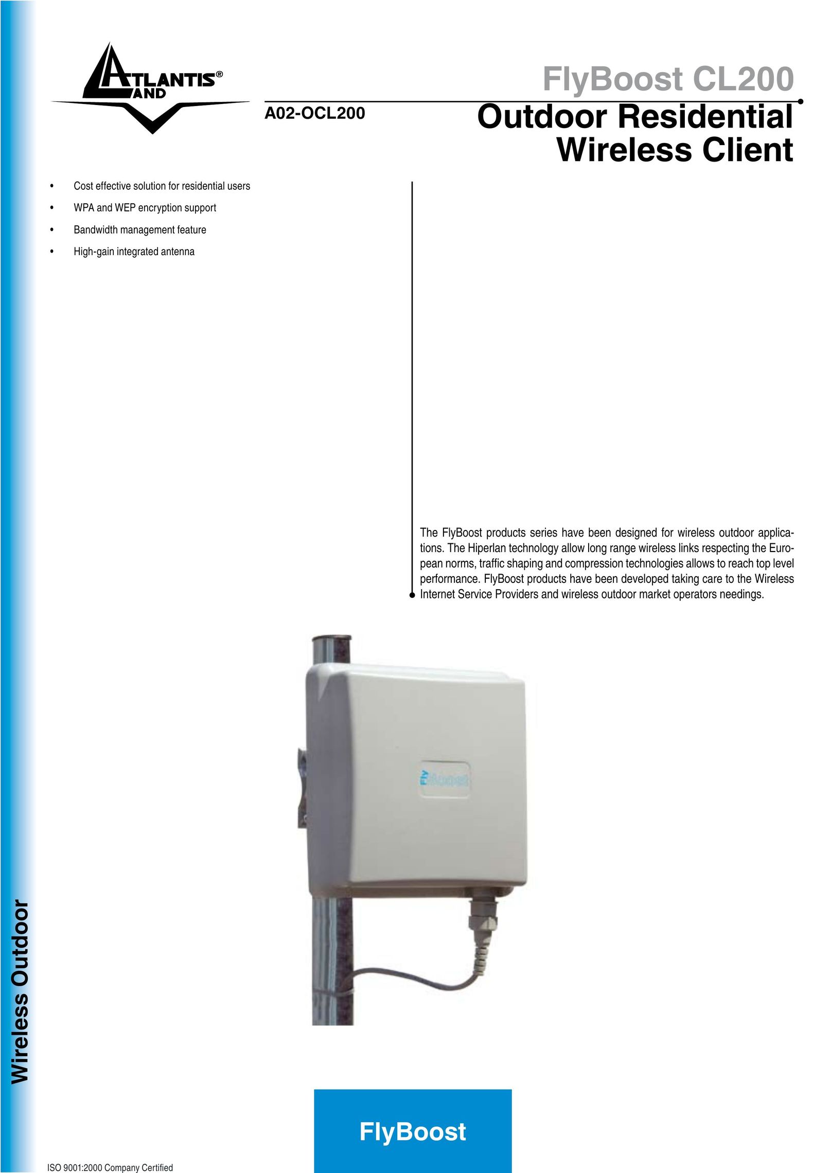 Atlantis Land A02-OCL200 Network Router User Manual