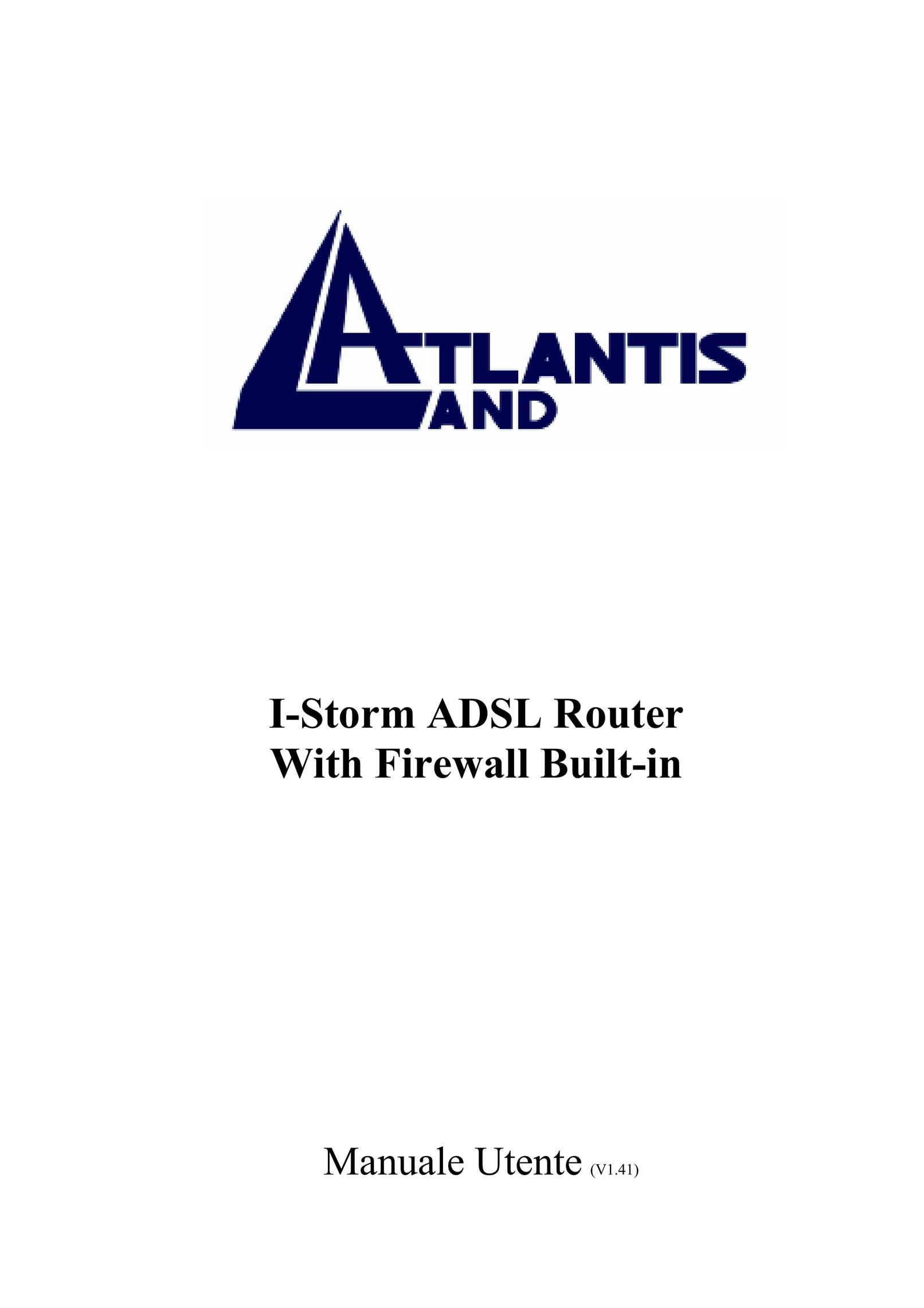 Atlantis Land A02-RA MI01 Network Router User Manual