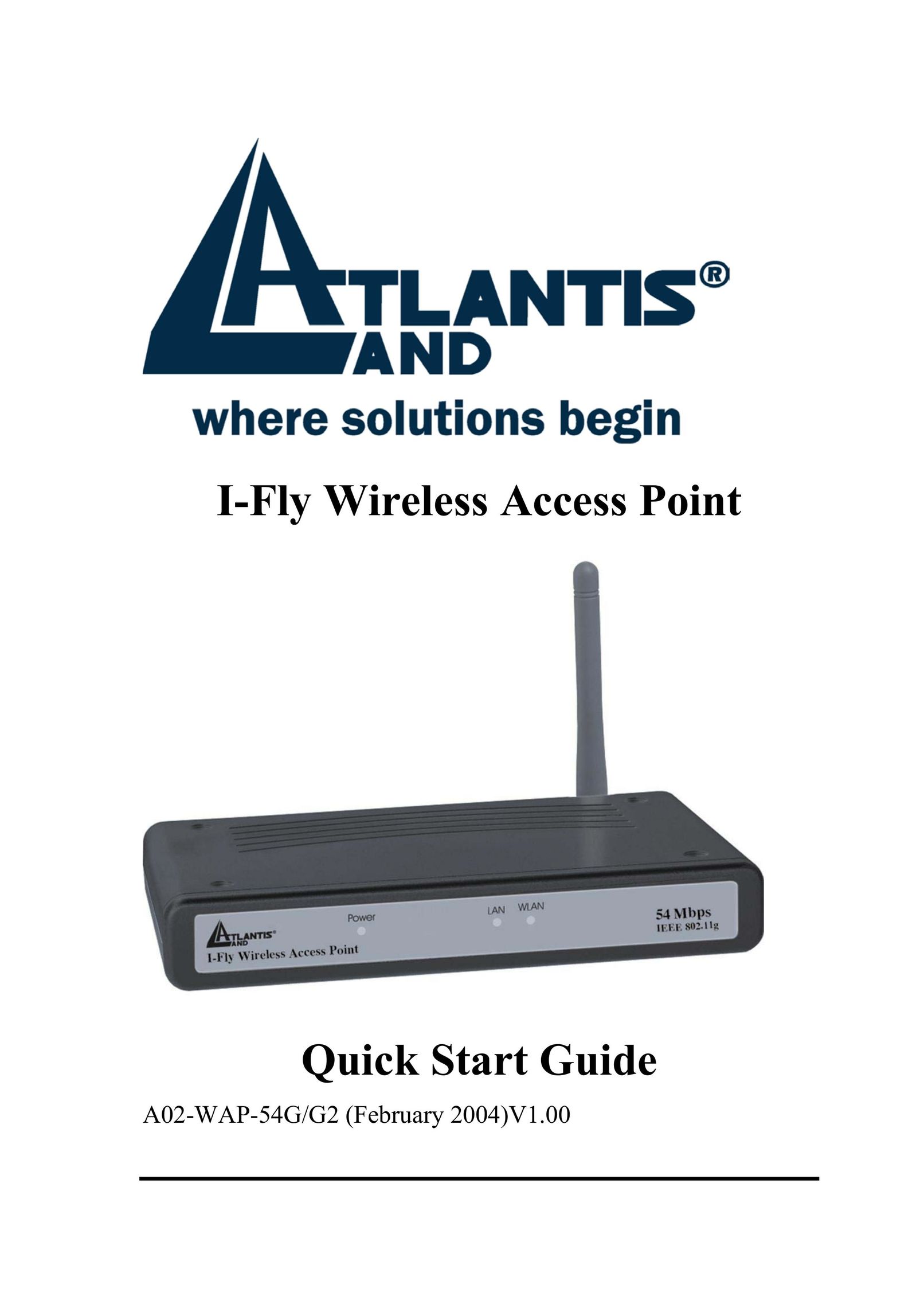 Atlantis Land A02-WAP-54G Network Router User Manual
