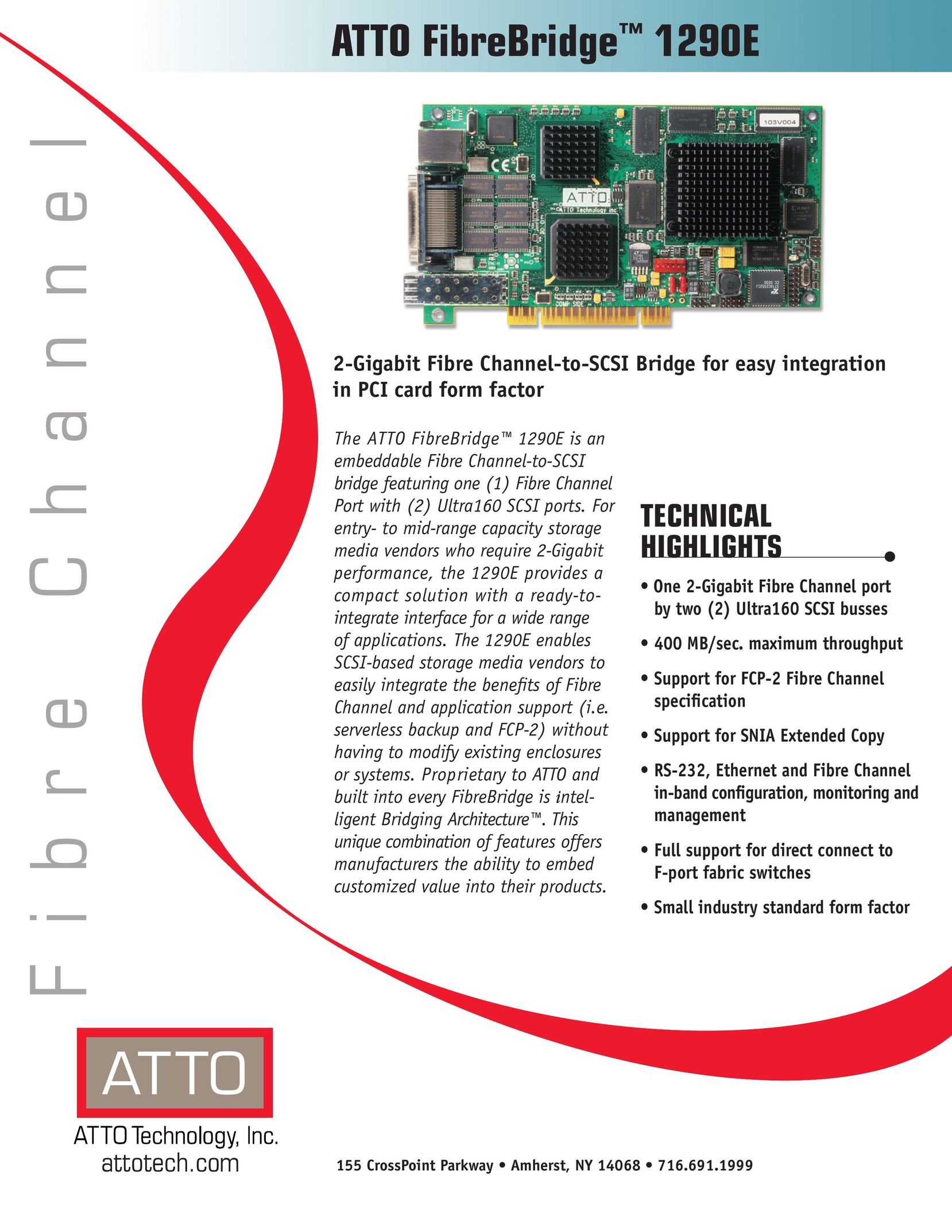 ATTO Technology 1290E Network Router User Manual