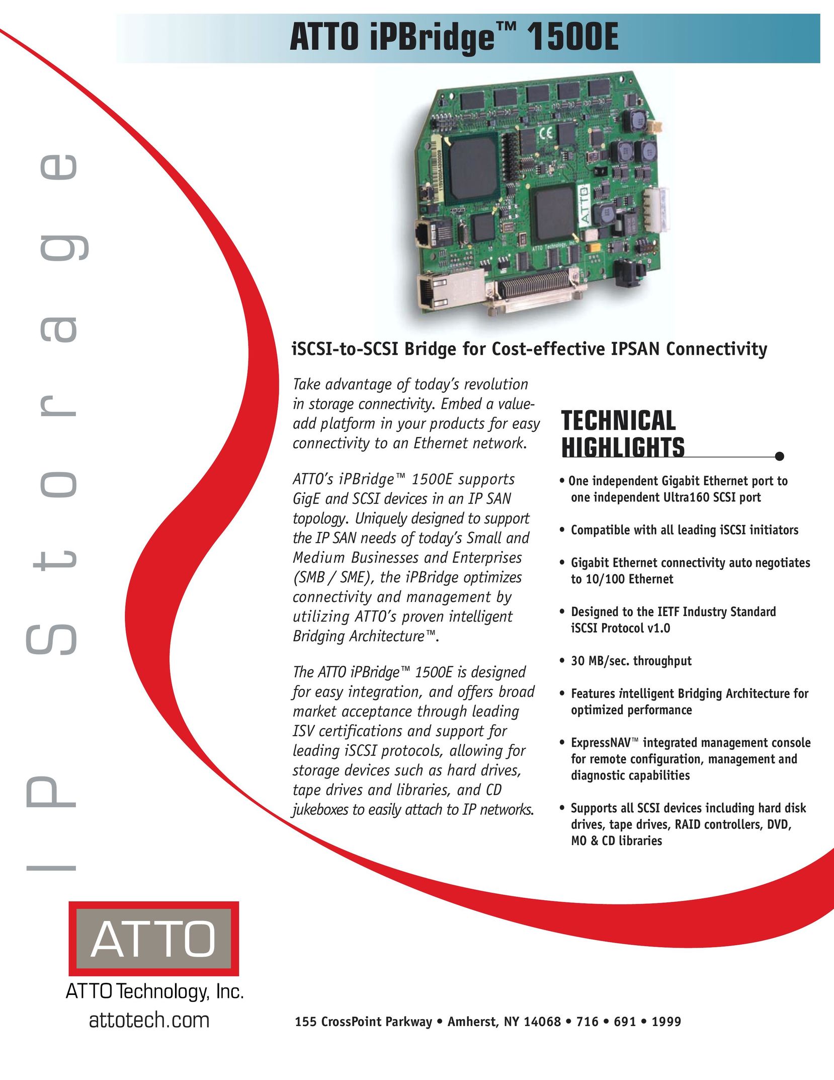 ATTO Technology 1500E Network Router User Manual
