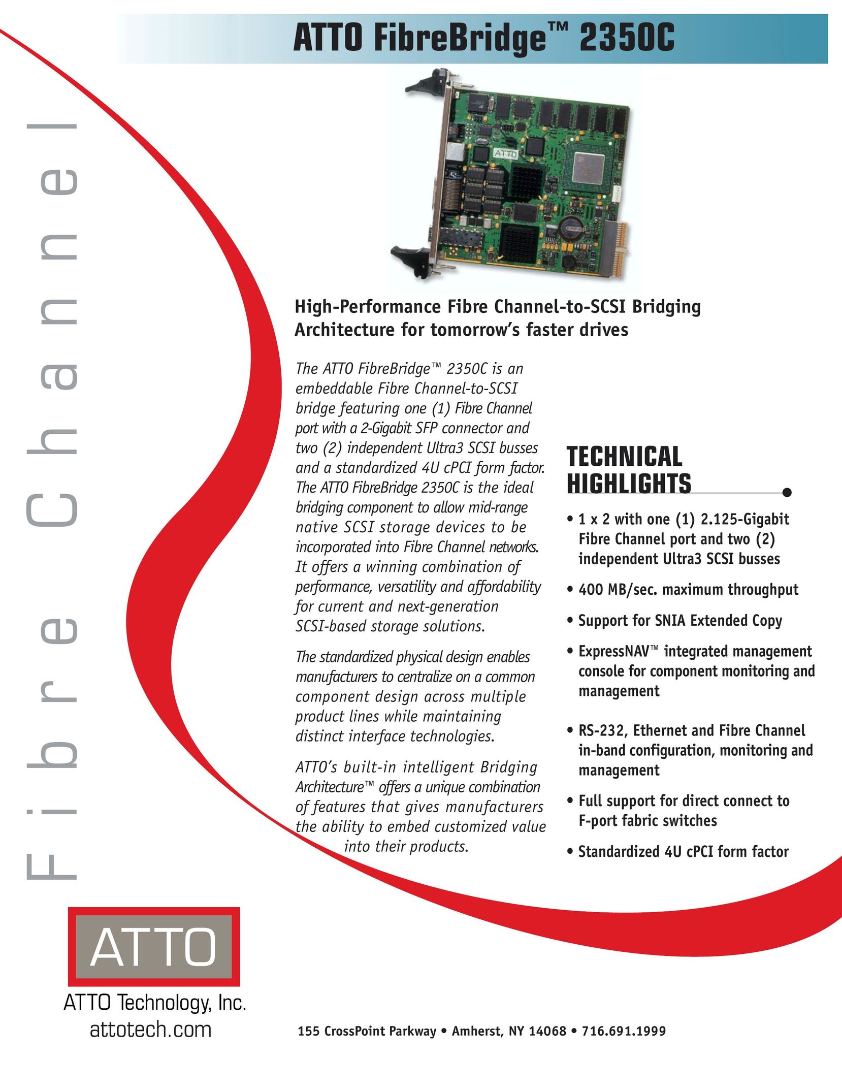 ATTO Technology 2350C Network Router User Manual