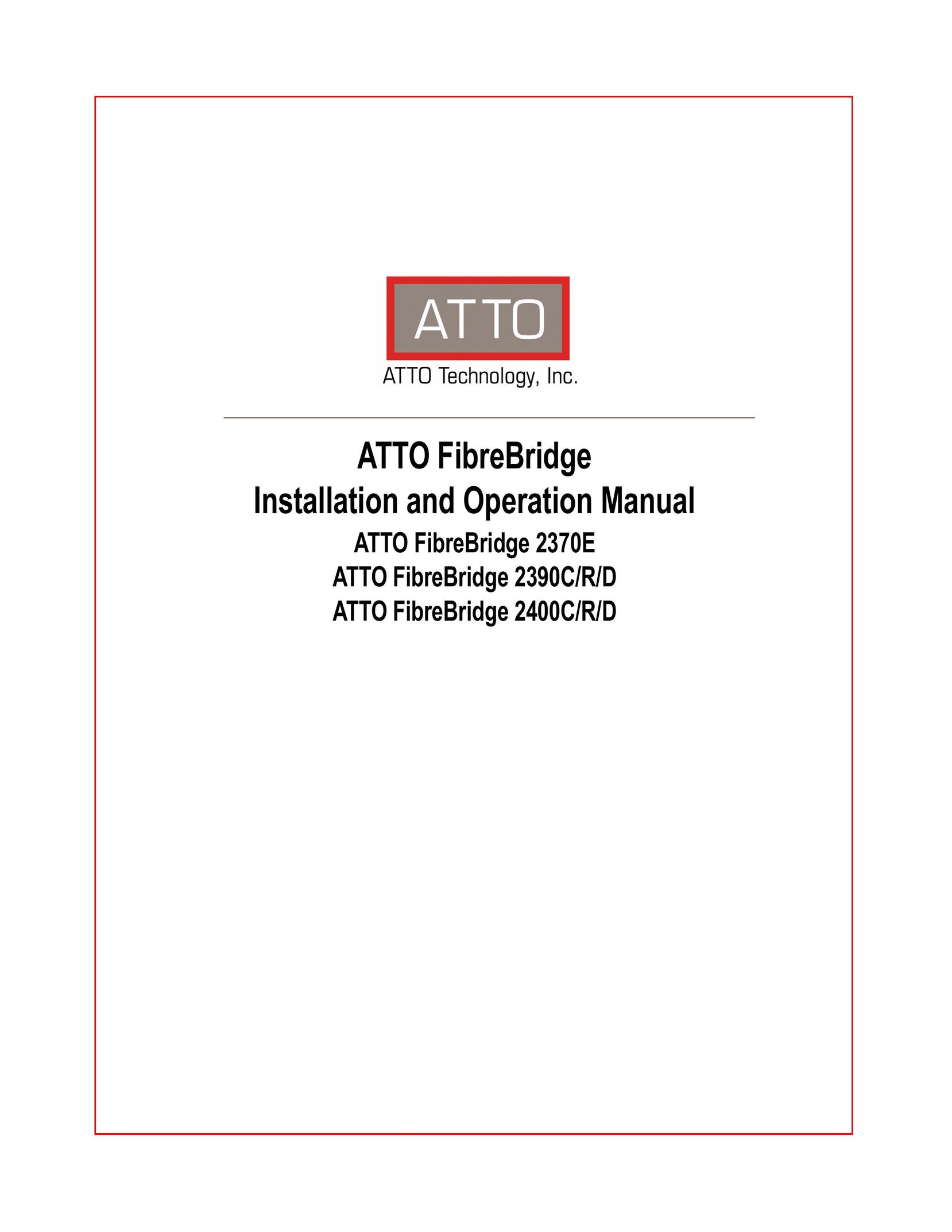 ATTO Technology 2390C/R/D Network Router User Manual