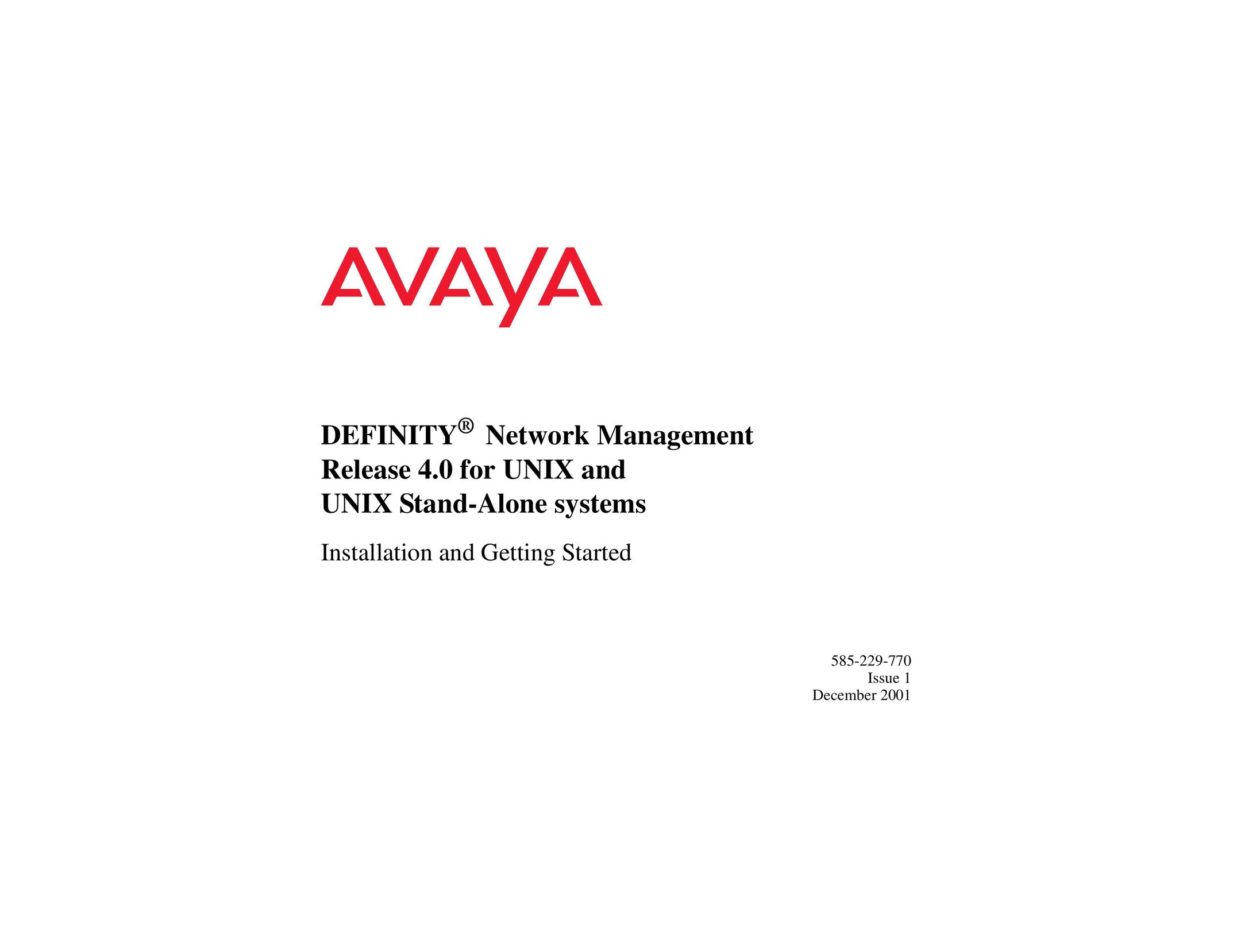 Avaya 585-229-770 Network Router User Manual